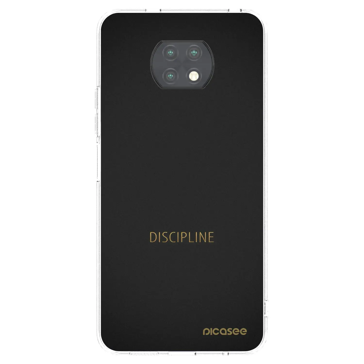 Silikonový průhledný obal pro Xiaomi Redmi Note 9T - Discipline