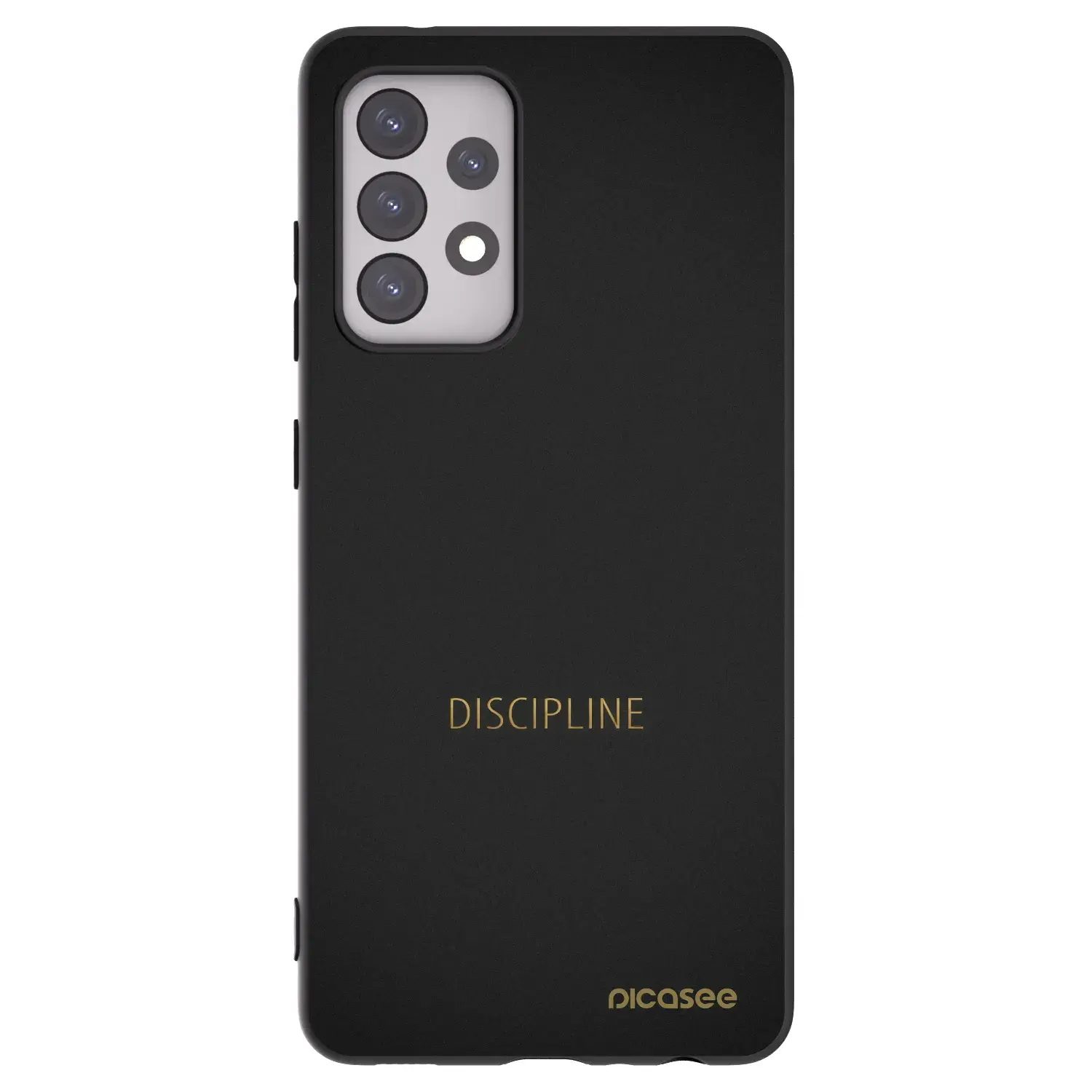 Silikonový černý obal pro Samsung Galaxy A52s 5G A528B - Discipline