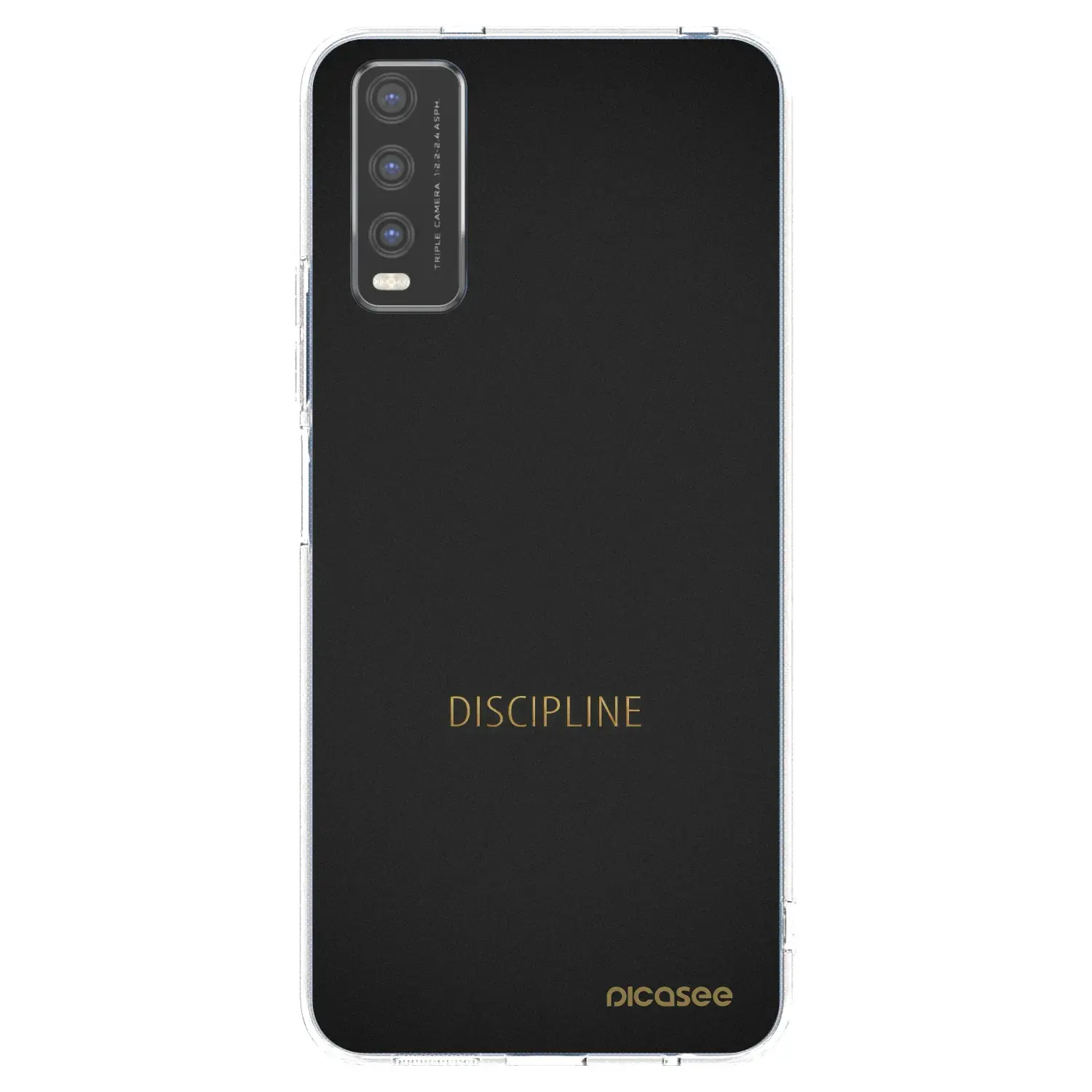 Silikonový průhledný obal pro Vivo Y20s - Discipline