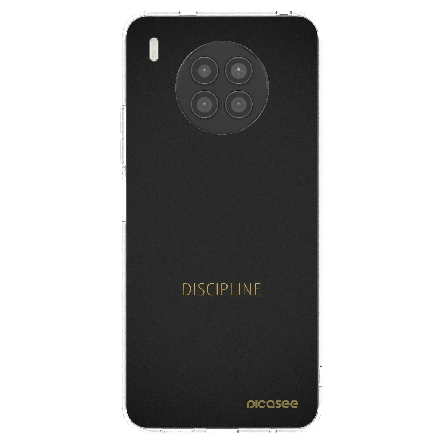 Silikonový průhledný obal pro Huawei Nova 8i - Discipline