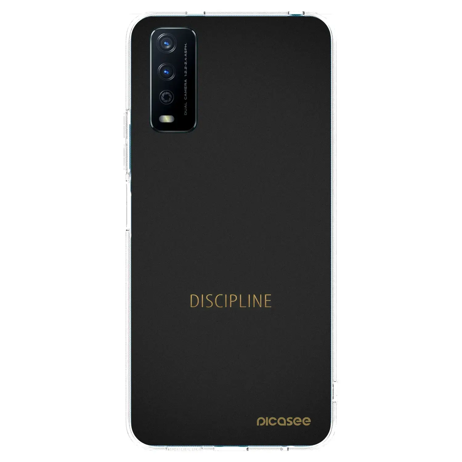 Silikonový průhledný obal pro Vivo Y11s - Discipline