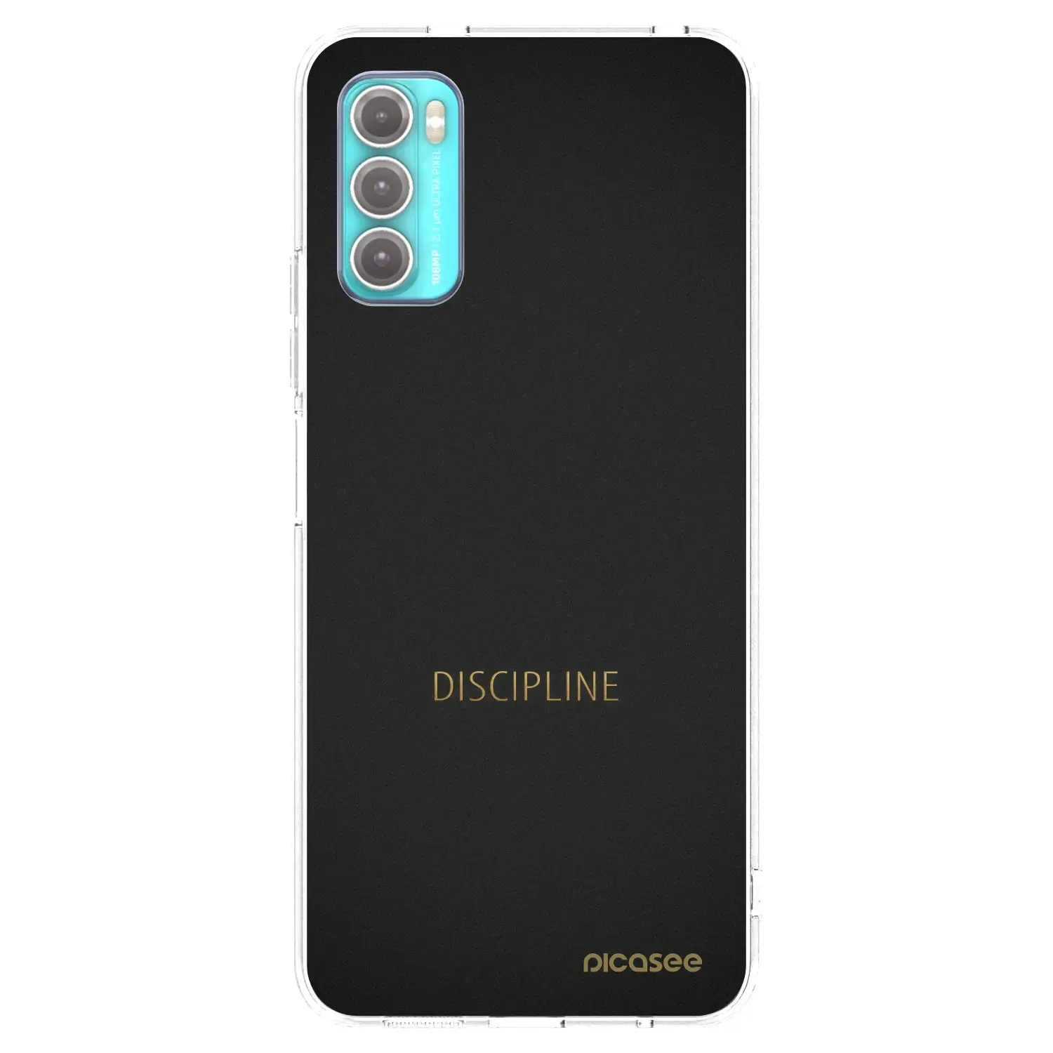 Silikonový průhledný obal pro Motorola Moto G60 - Discipline