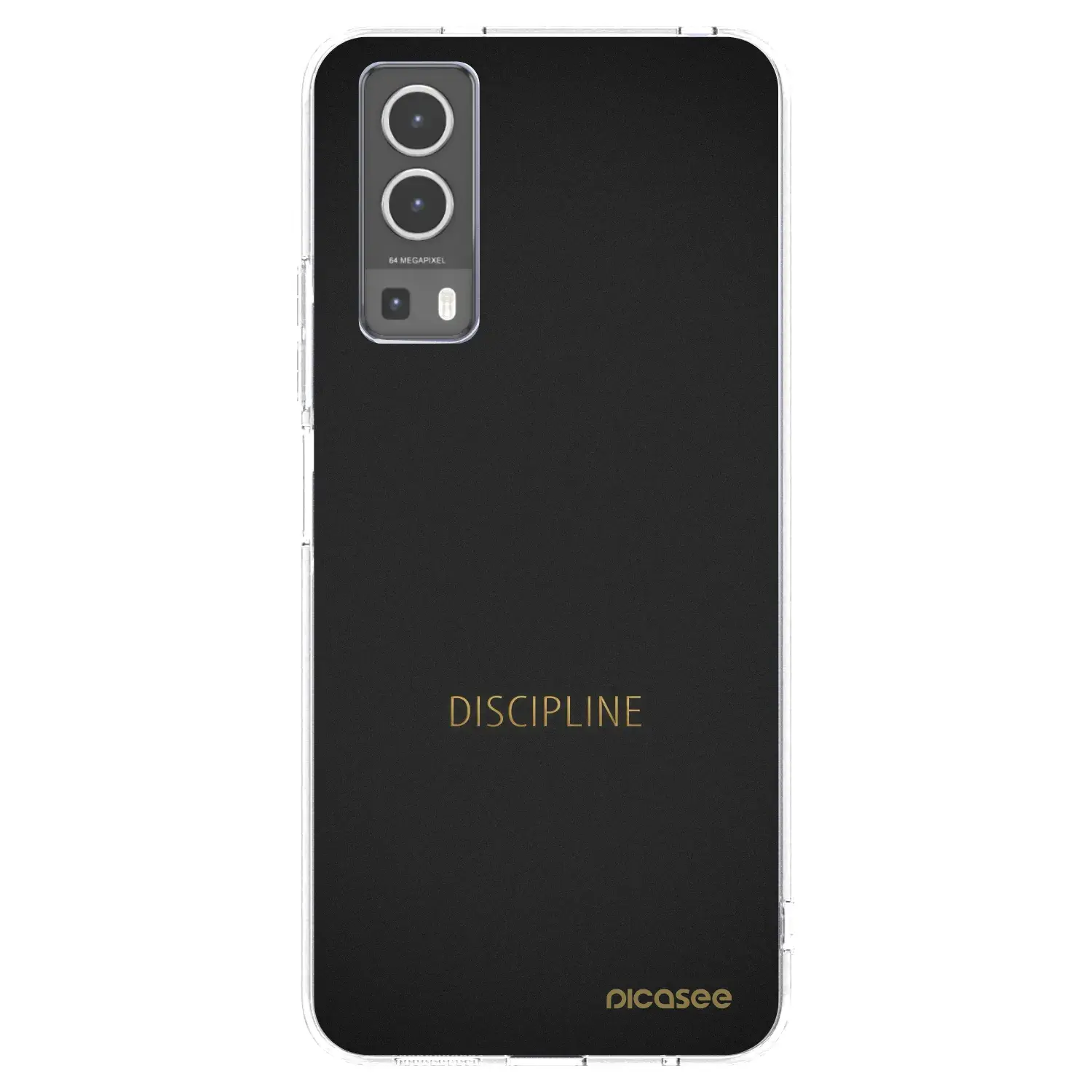 Silikonový průhledný obal pro Vivo Y72 5G - Discipline