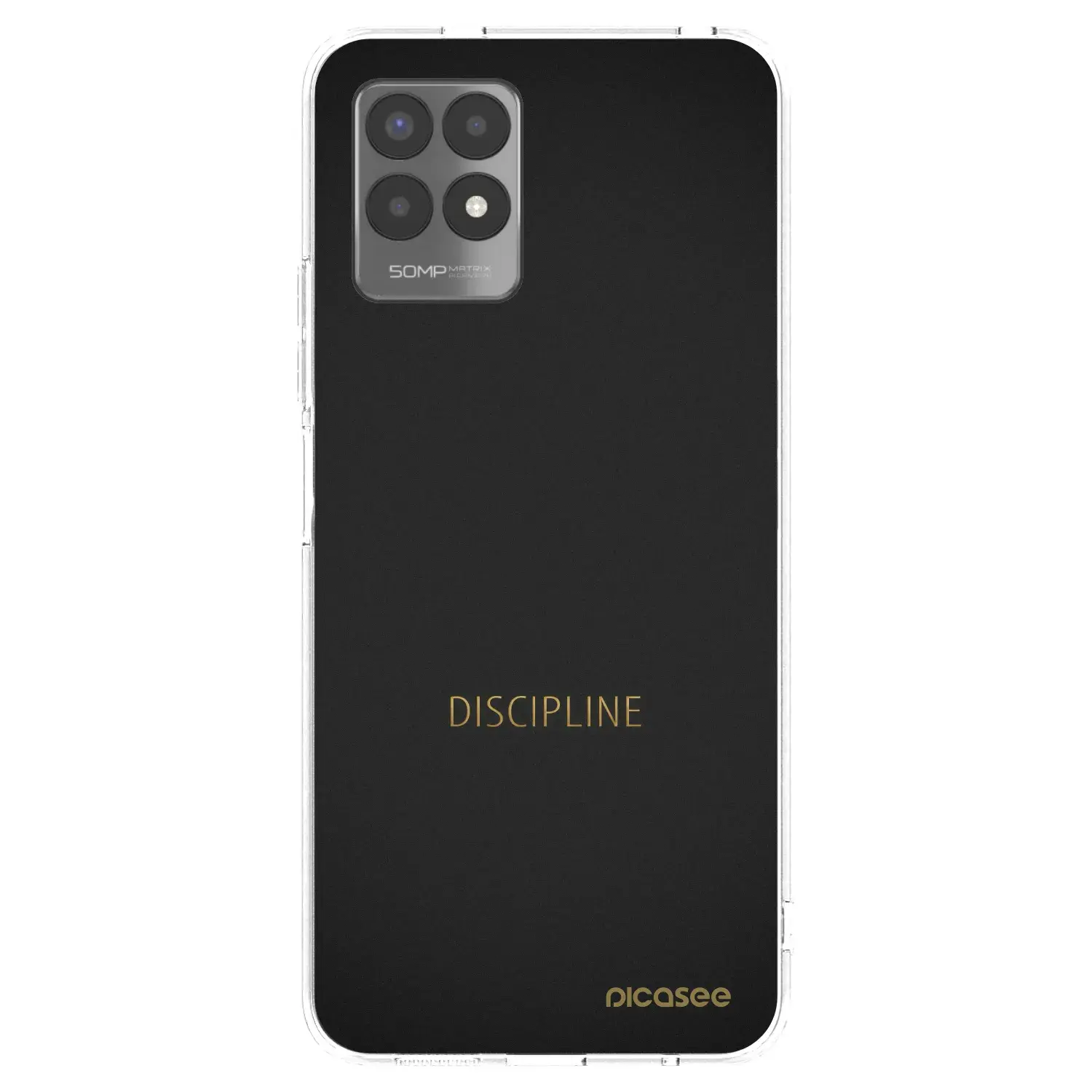 Silikonový průhledný obal pro Realme 8i - Discipline