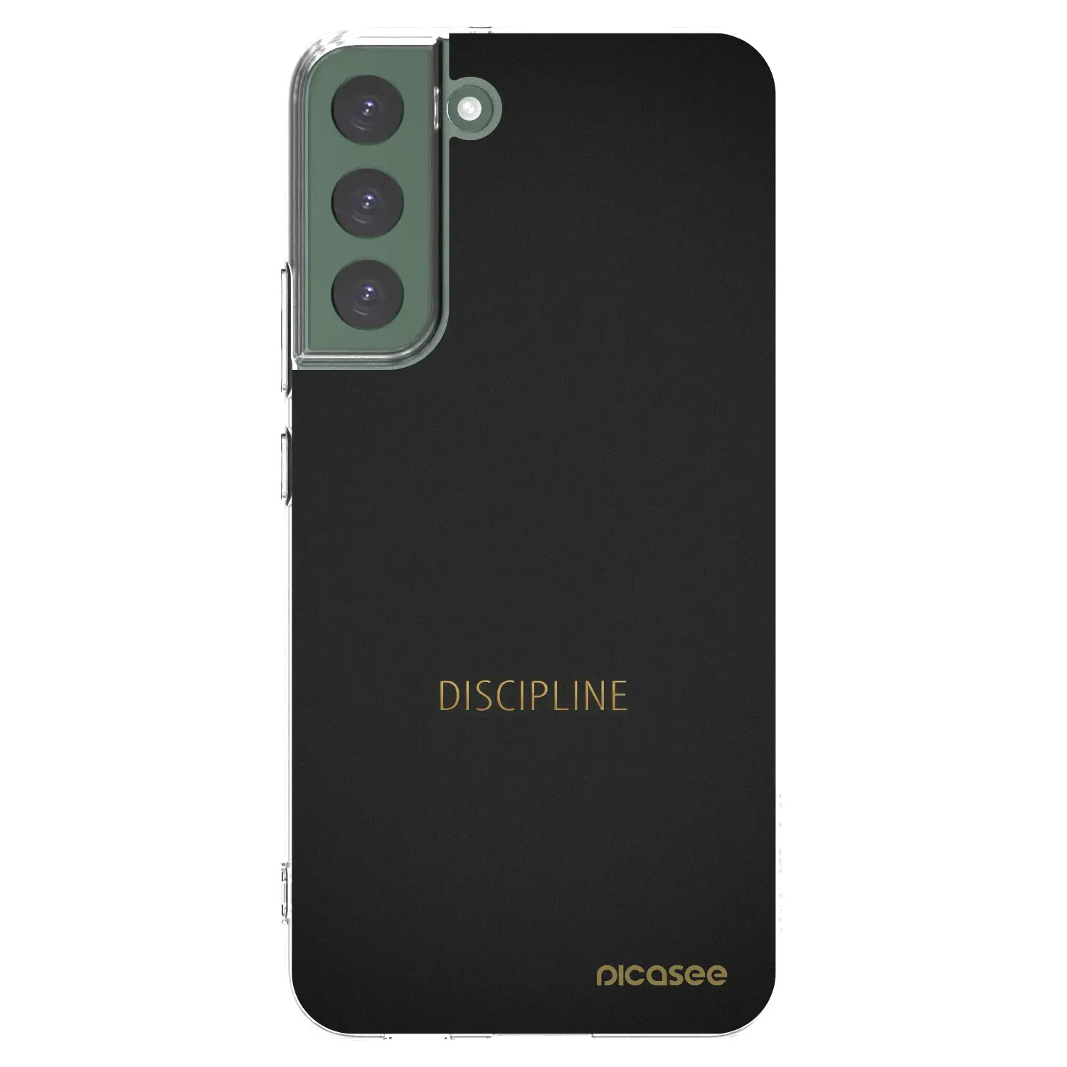 Silikonový průhledný obal pro Samsung Galaxy S22+ 5G - Discipline