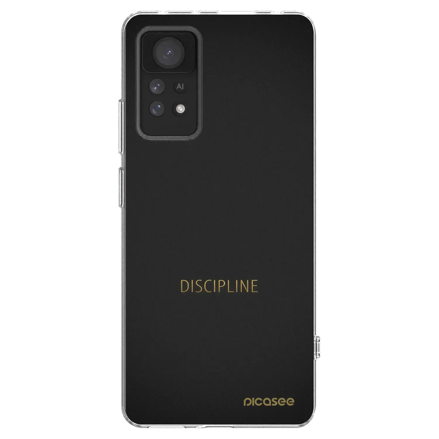 Silikonový průhledný obal pro Xiaomi Redmi Note 11 Pro - Discipline