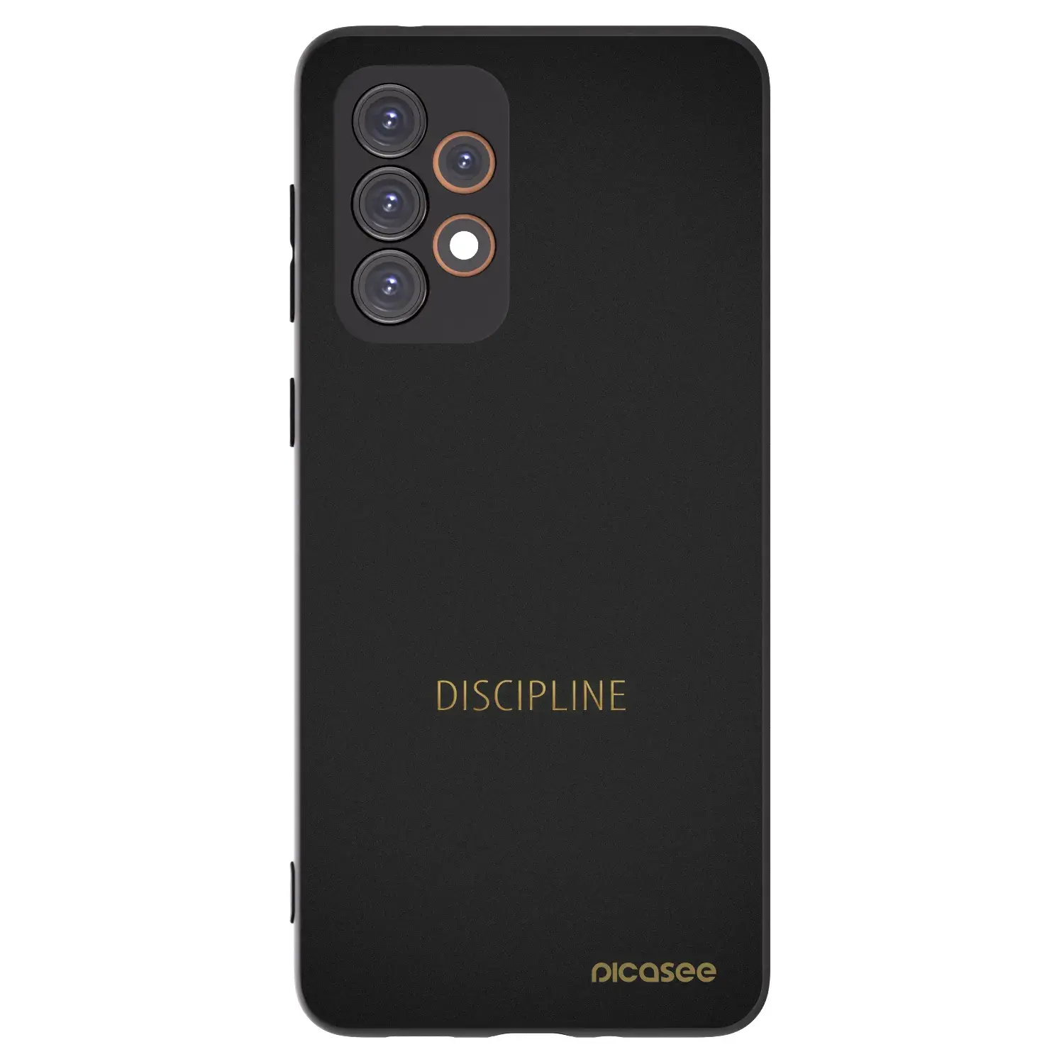 Silikonový černý obal pro Samsung Galaxy A33 5G A336 - Discipline