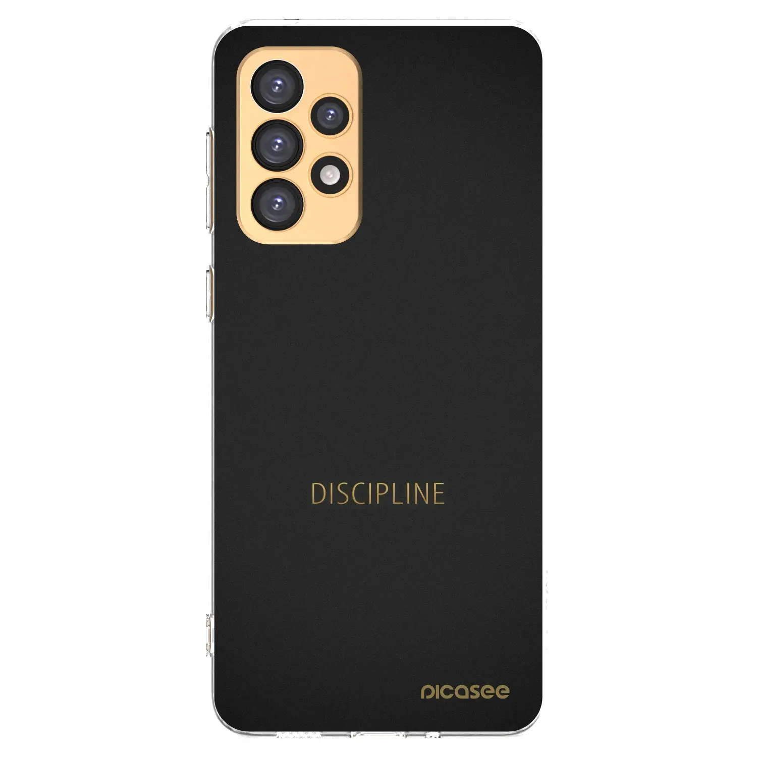 Silikonový průhledný obal pro Samsung Galaxy A33 5G A336 - Discipline