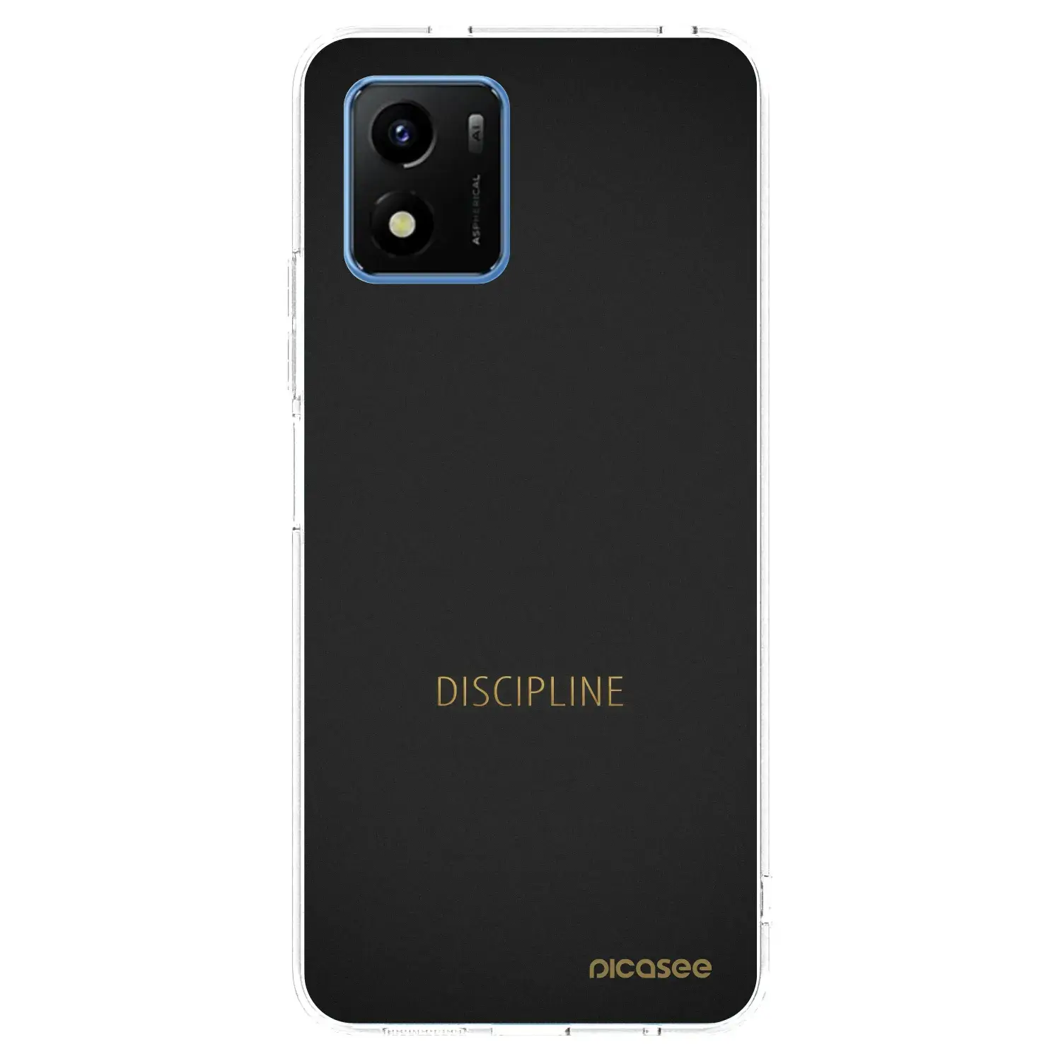 Silikonový průhledný obal pro Vivo Y01 - Discipline