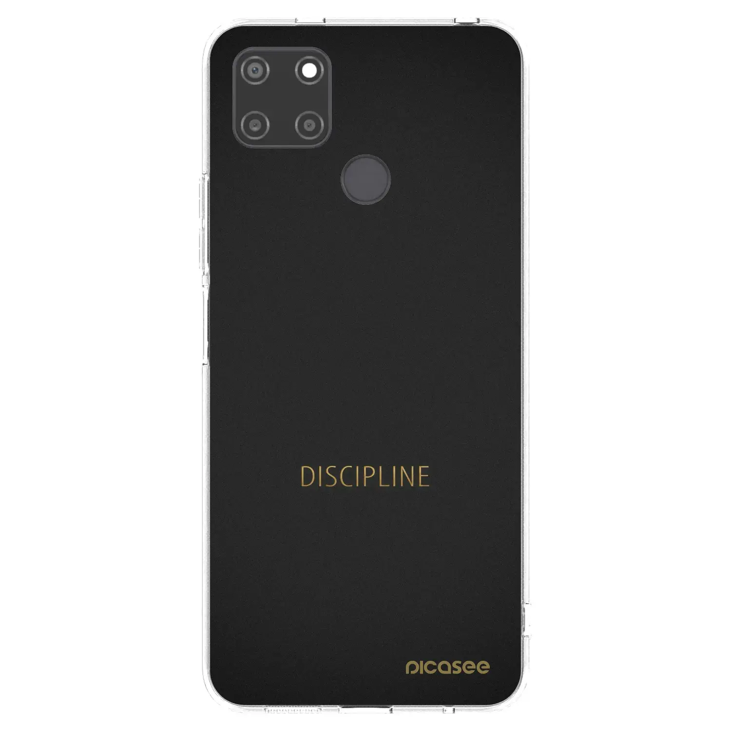Silikonový průhledný obal pro Realme C21Y - Discipline