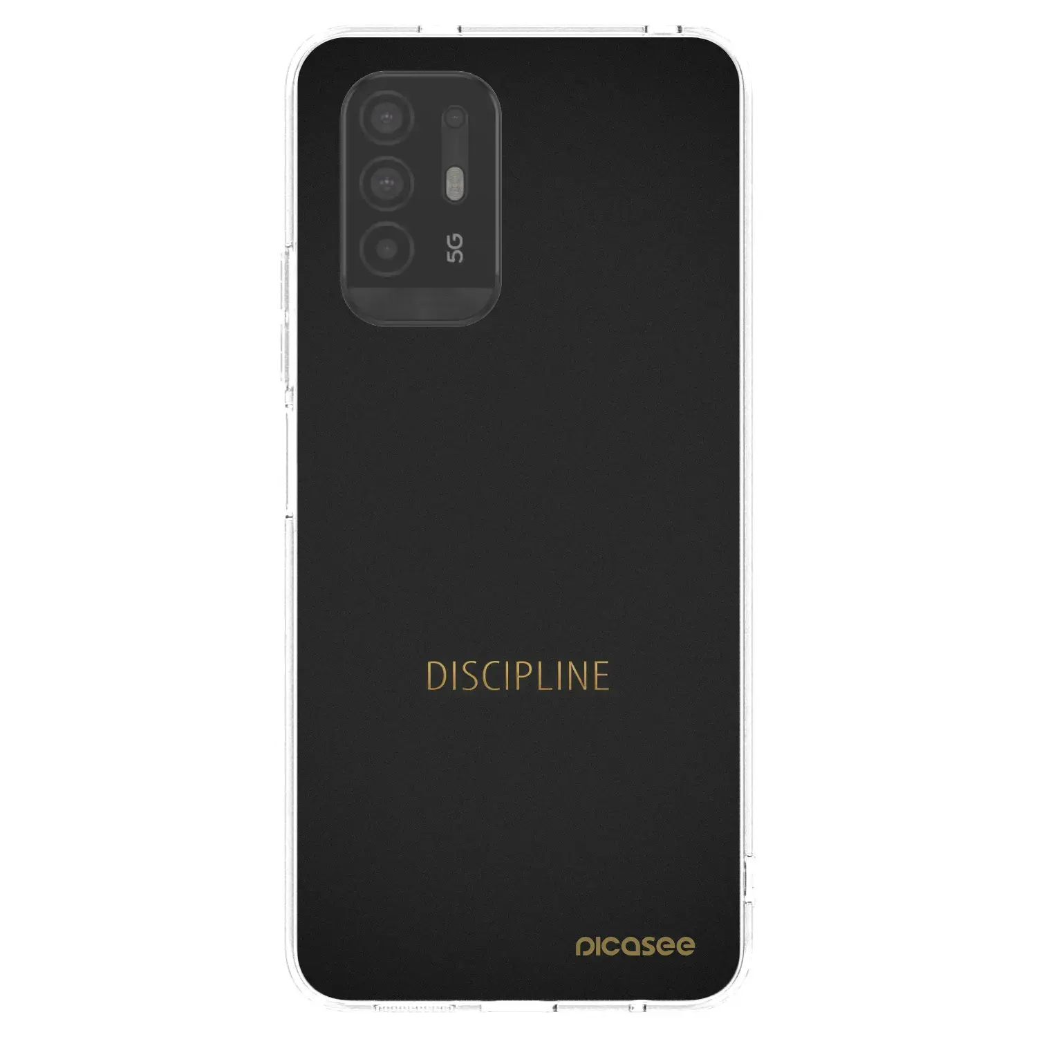 Silikonový průhledný obal pro OPPO A94 5G - Discipline