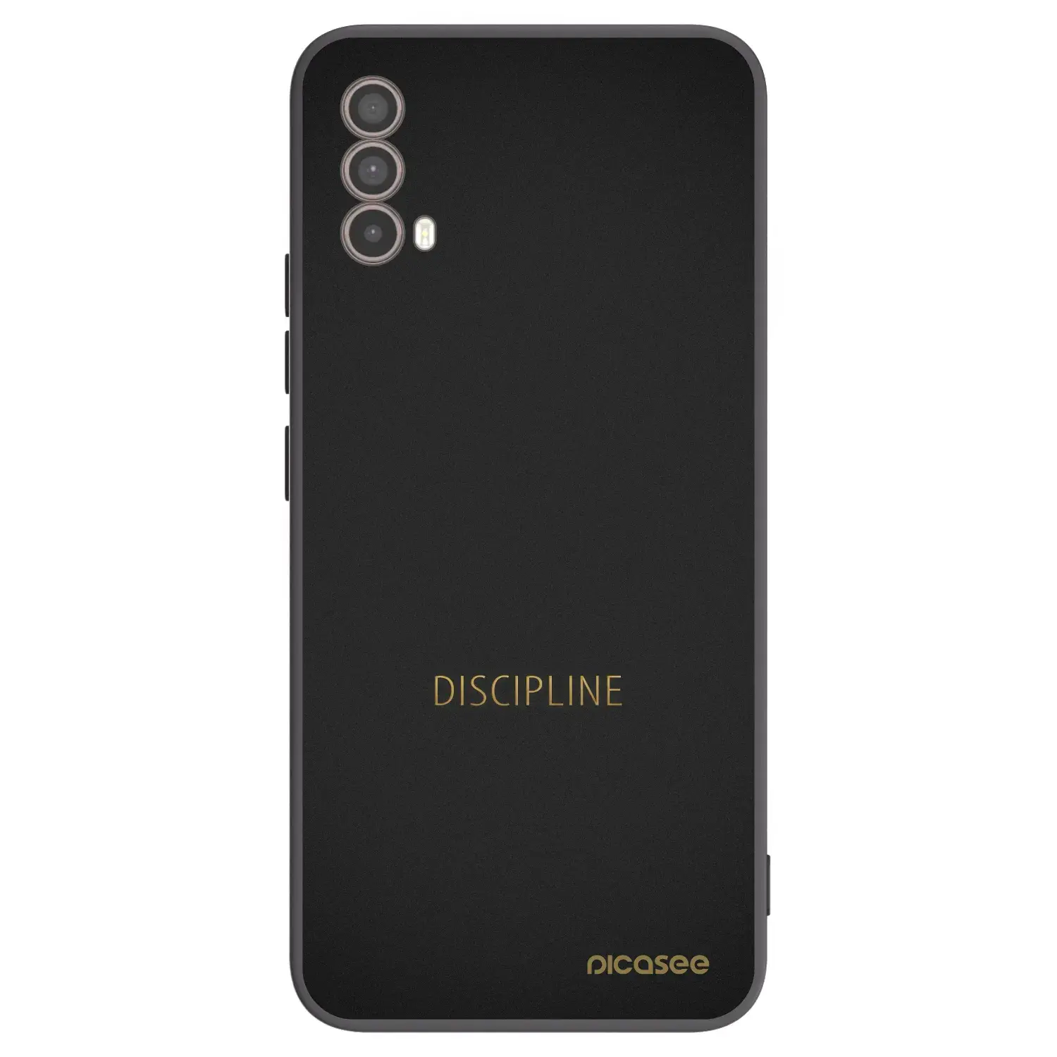 Silikonový černý obal pro Motorola Moto E40 - Discipline
