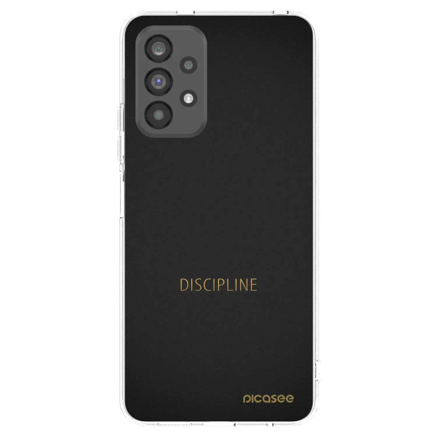 Silikonový průhledný obal pro Samsung Galaxy A73 5G - Discipline