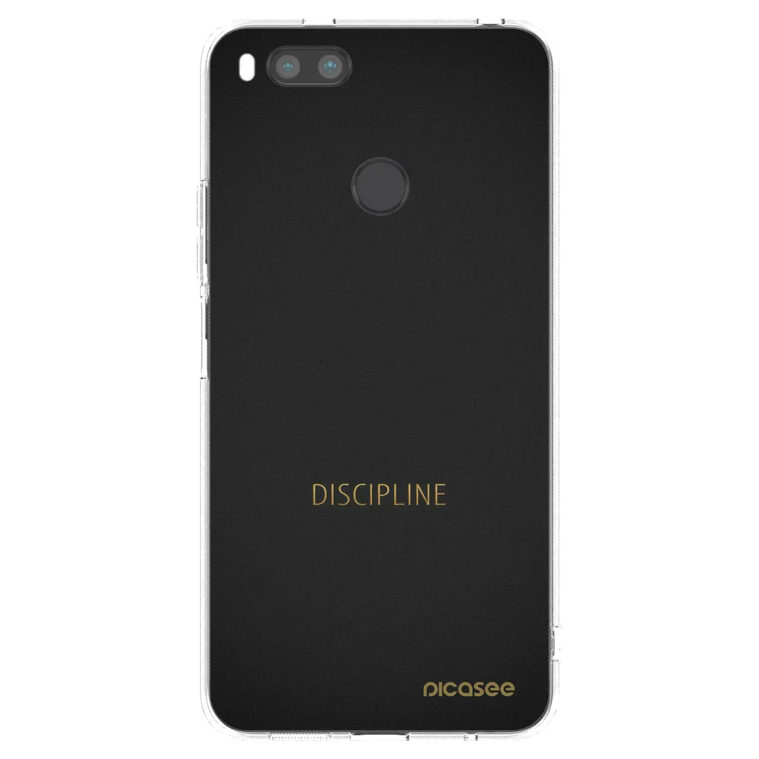 Silikonový průhledný obal pro Xiaomi Redmi A1 - Discipline