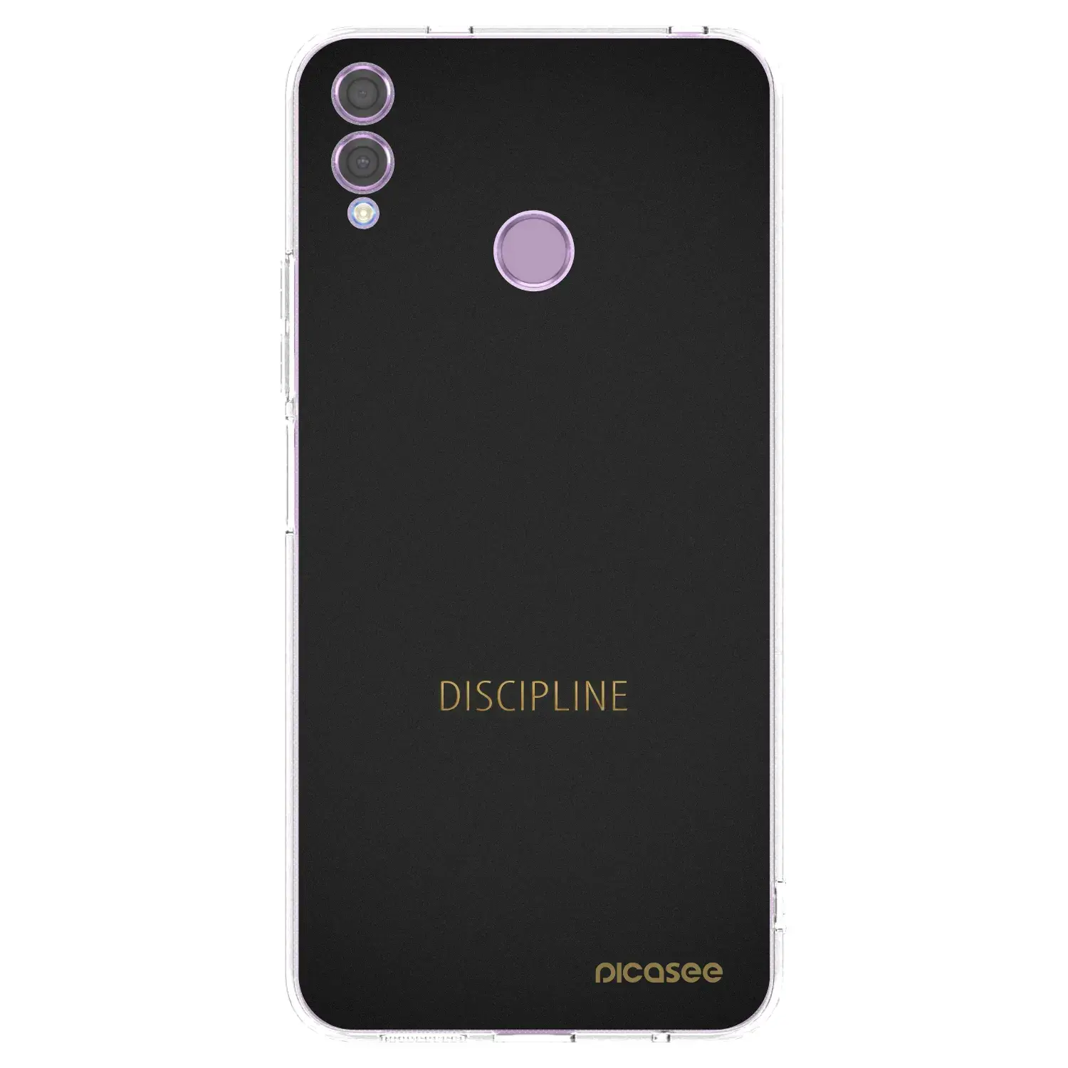 Silikonový průhledný obal pro Honor 8X - Discipline