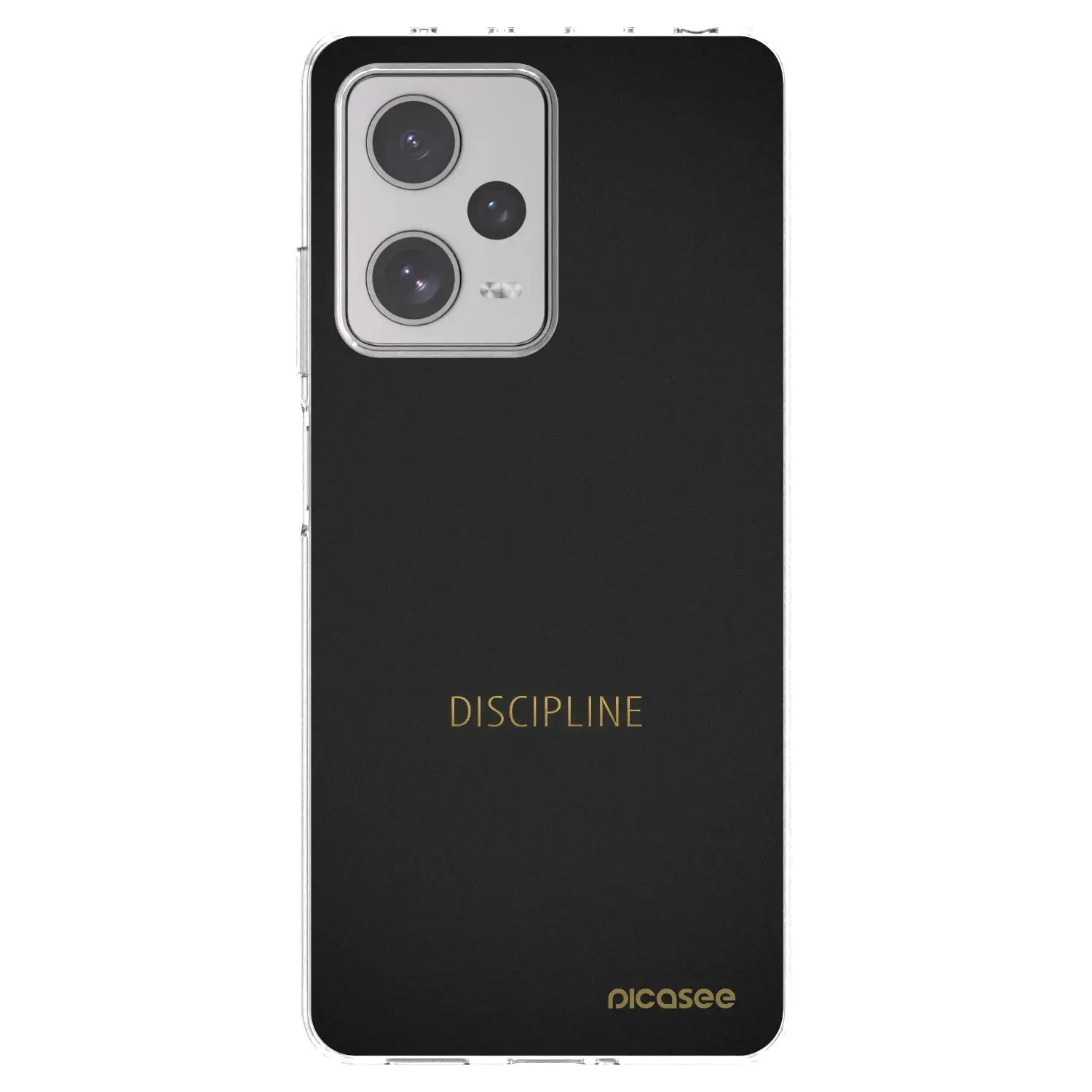 Silikonový průhledný obal pro Xiaomi Redmi Note 12 Pro+ 5G - Discipline
