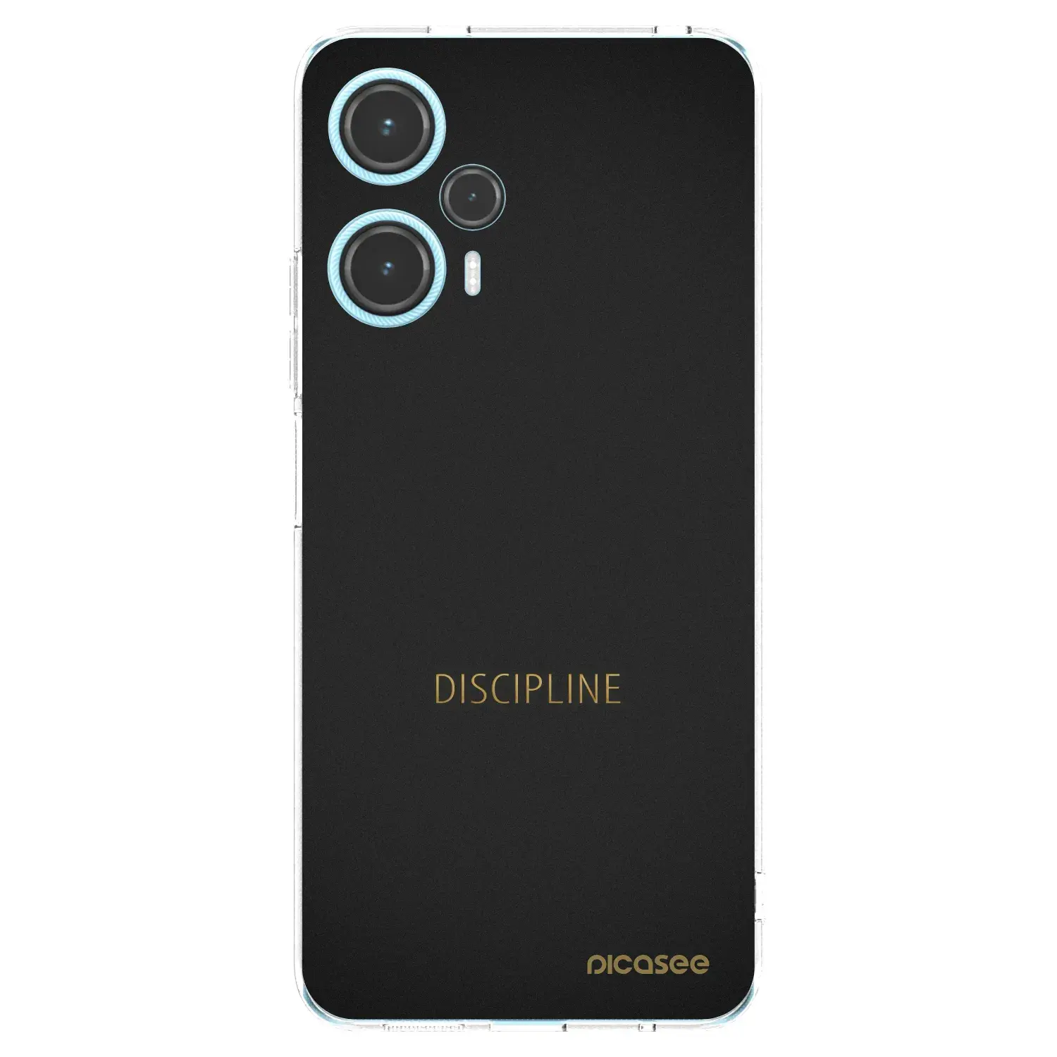 Silikonový průhledný obal pro Xiaomi Poco F5 - Discipline