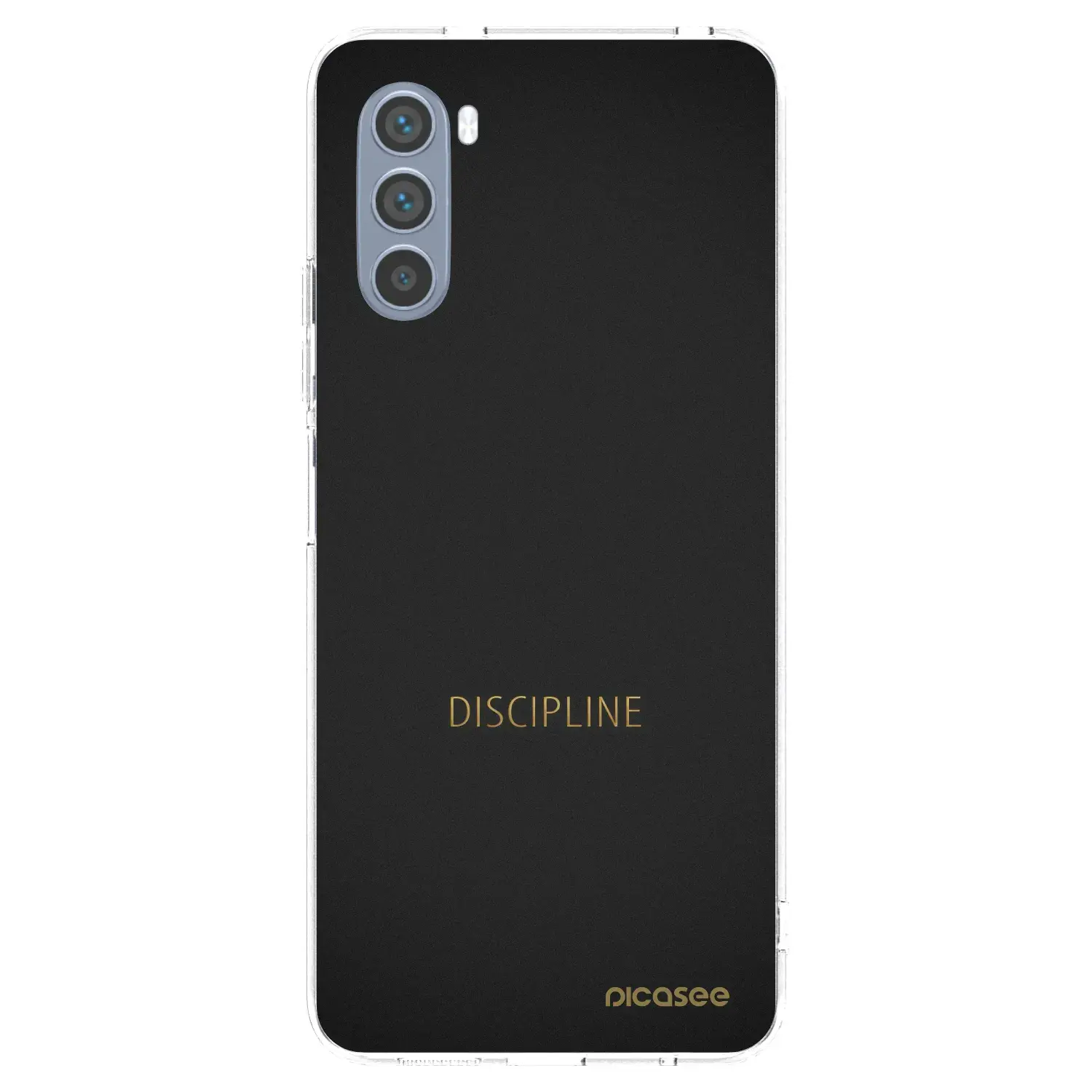 Silikonový průhledný obal pro Motorola Moto G62 - Discipline