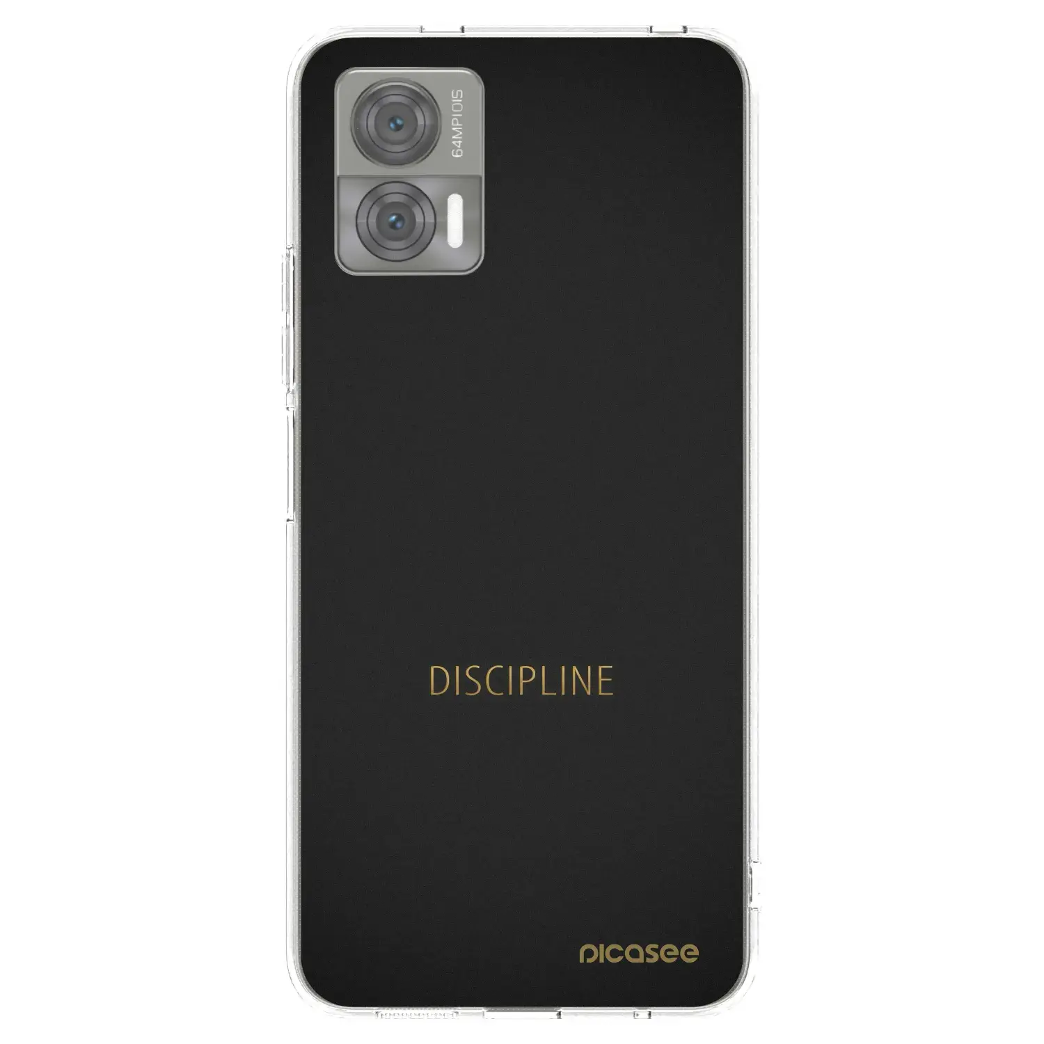 Silikonový průhledný obal pro Motorola Edge 30 Neo - Discipline