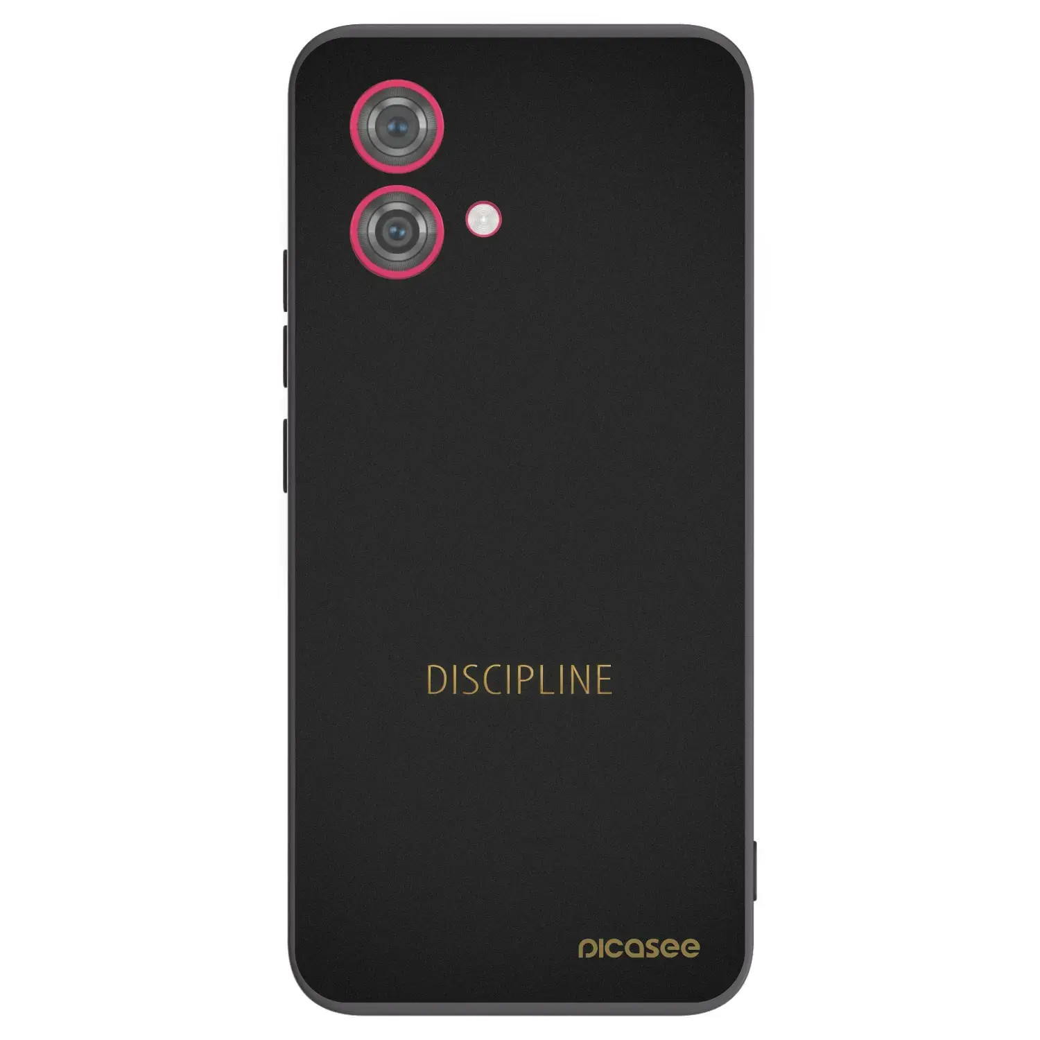 Silikonový černý obal pro Motorola Moto G84 5G - Discipline