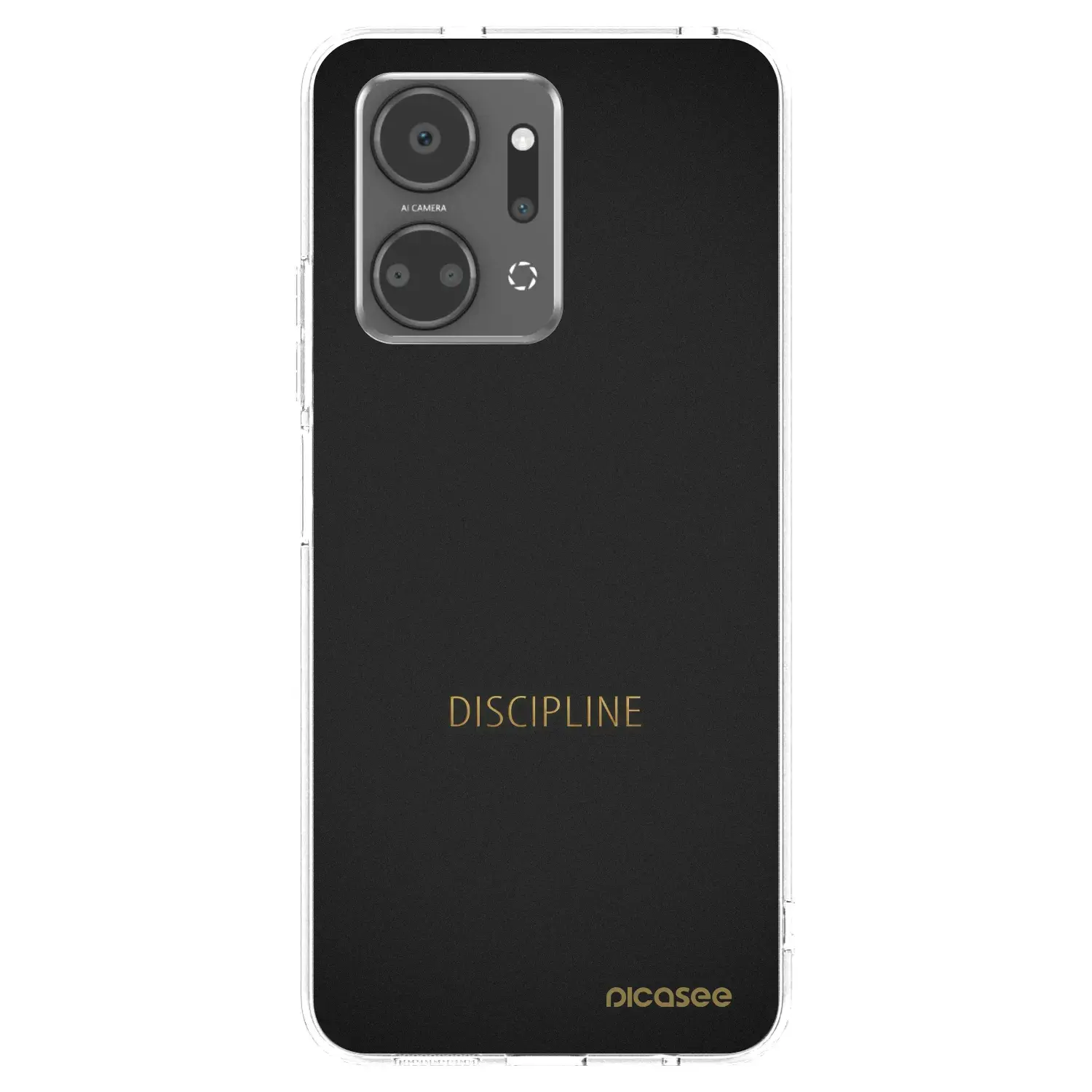 Silikonový průhledný obal pro Honor X7a - Discipline