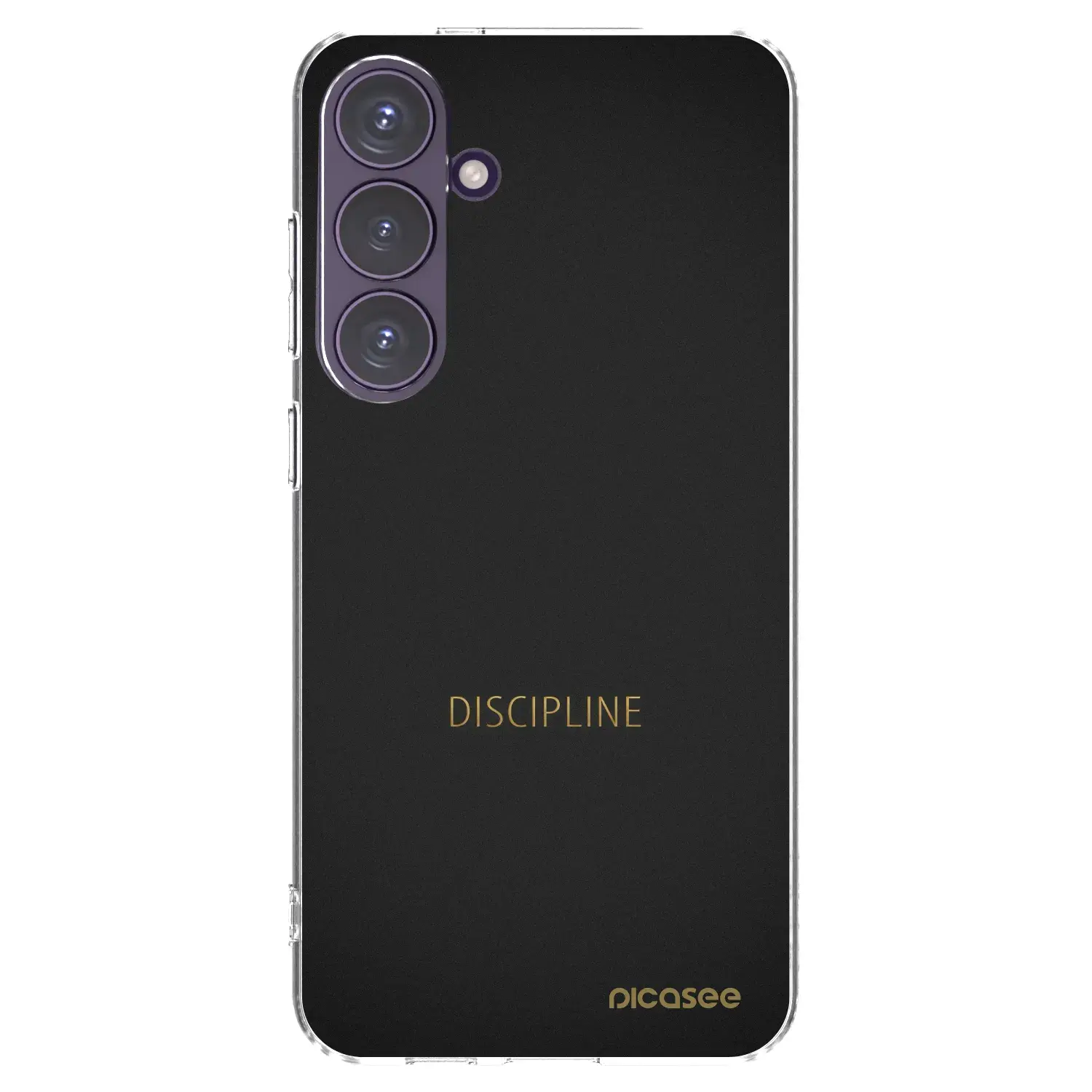 Silikonový průhledný obal pro Samsung Galaxy S24+ S926B 5G - Discipline
