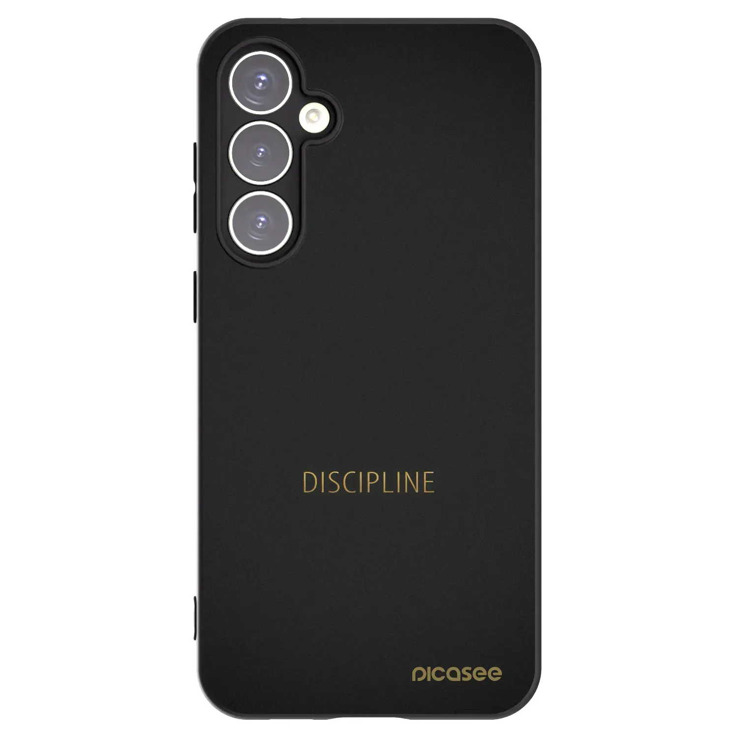 Silikonový černý obal pro Samsung Galaxy S23 FE S711B - Discipline