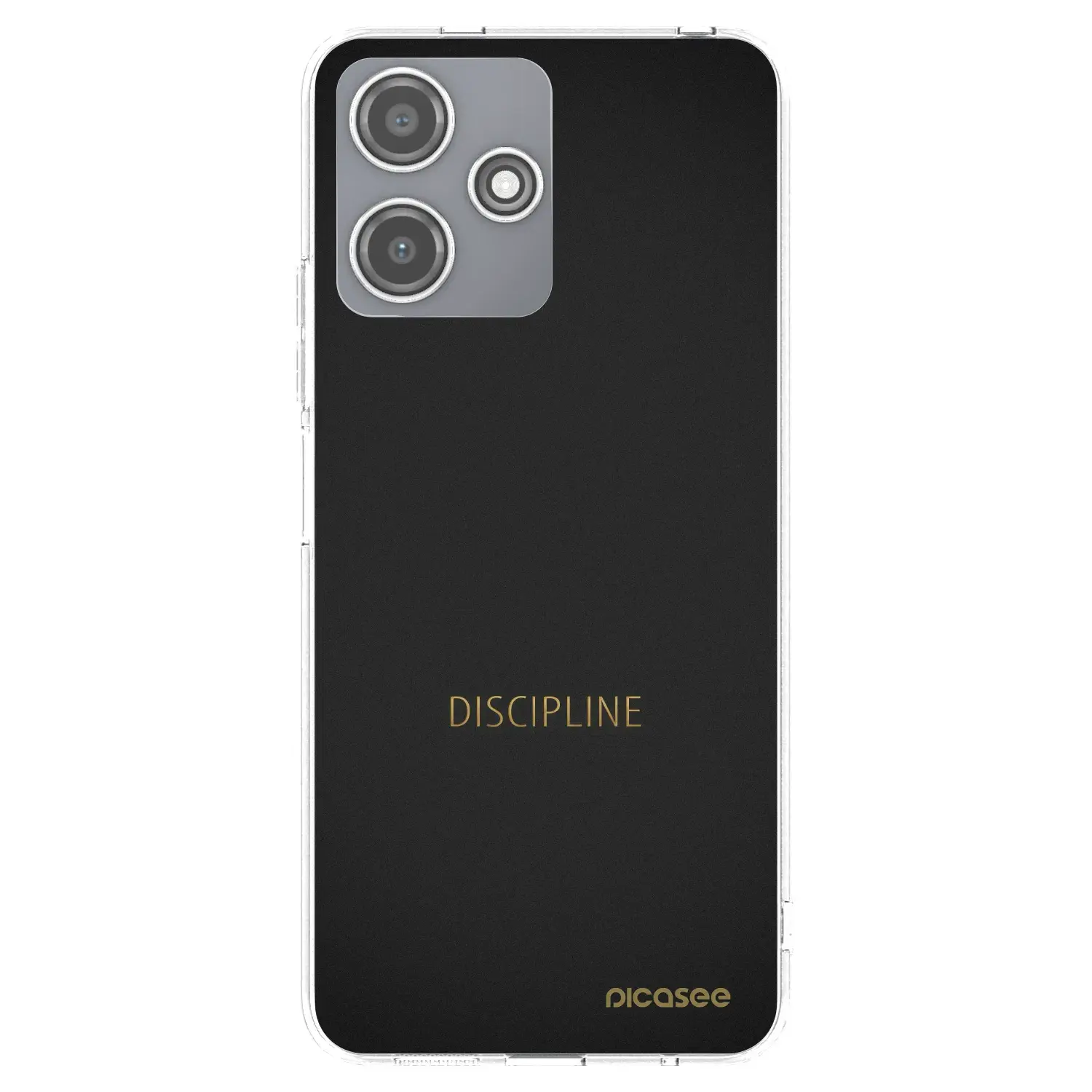 Silikonový průhledný obal pro Xiaomi Redmi 12 5G - Discipline