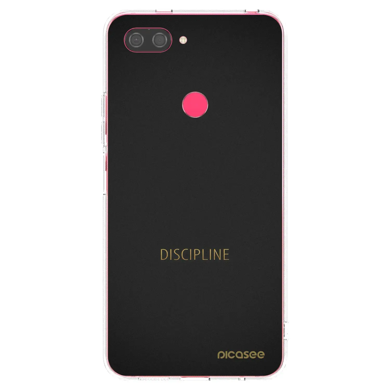 Silikonový průhledný obal pro Xiaomi Mi 8 Lite - Discipline
