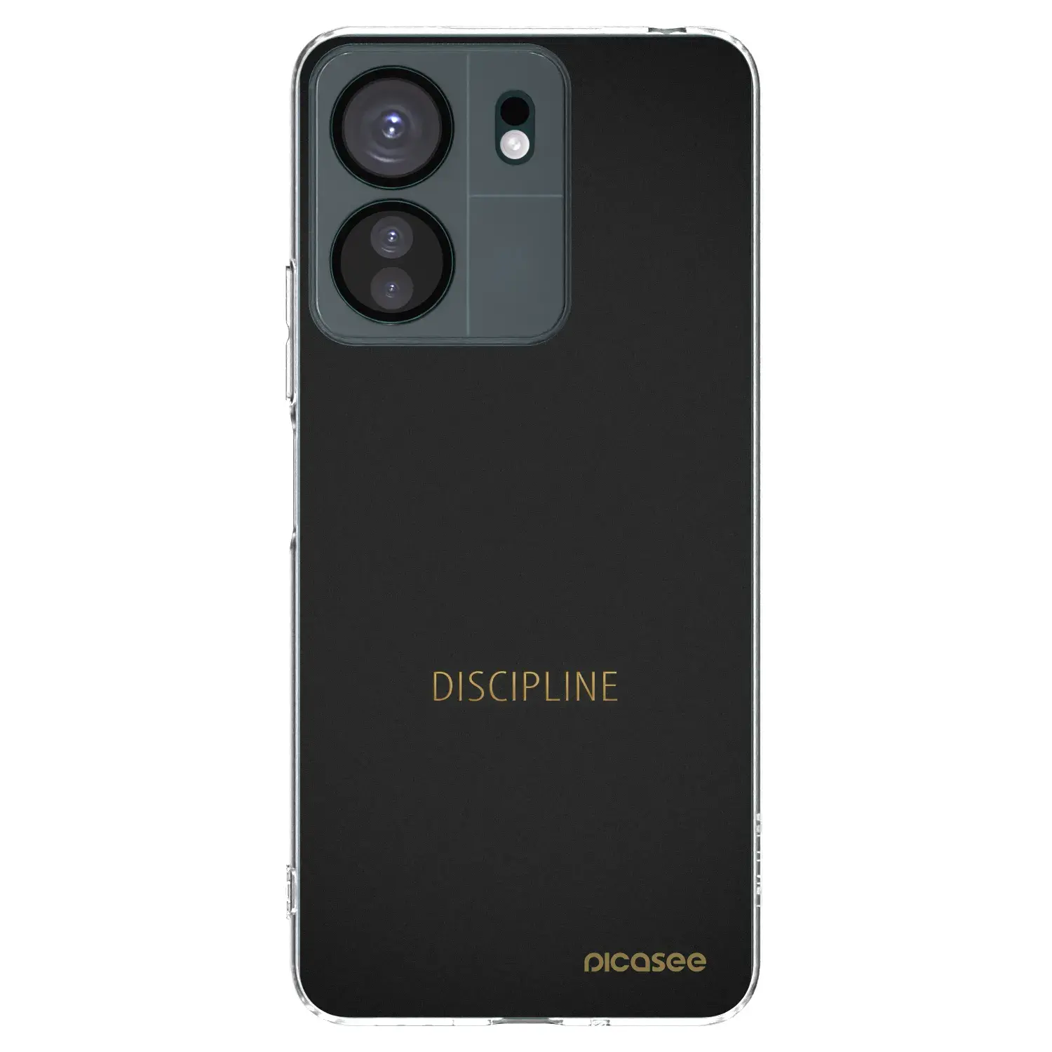 Silikonový průhledný obal pro Xiaomi Redmi 13C 4G - Discipline