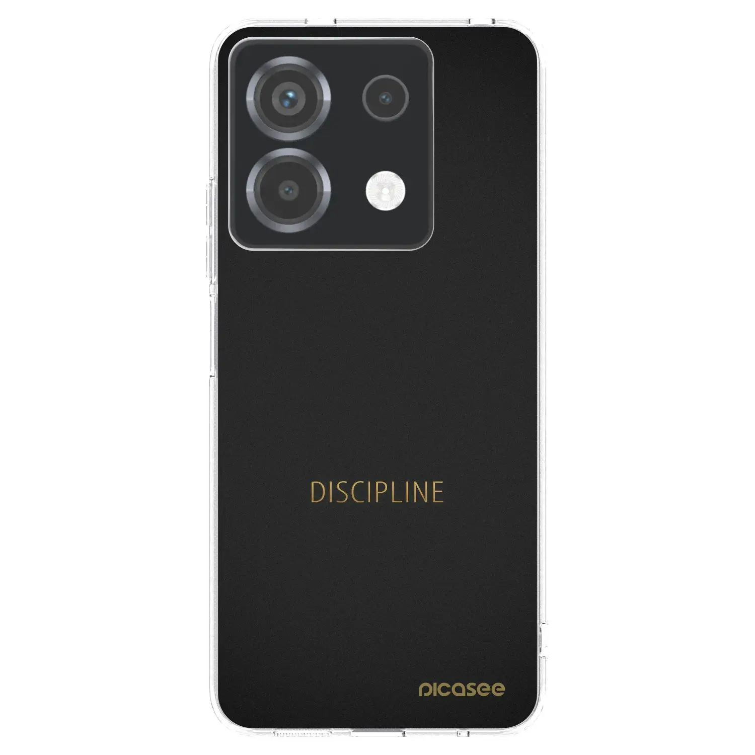 Silikonový průhledný obal pro Xiaomi Poco X6 - Discipline