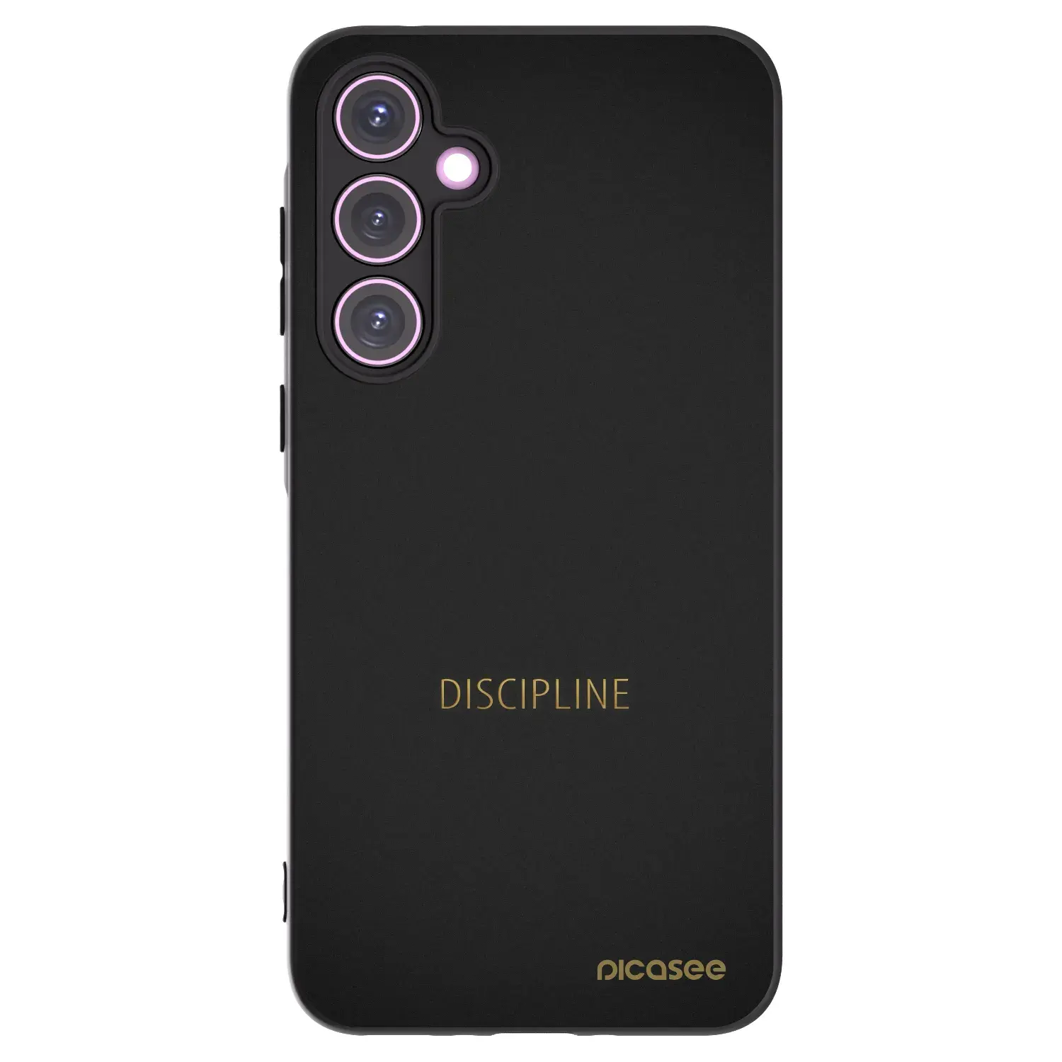 Silikonový černý obal pro Samsung Galaxy A35 5G A356B - Discipline