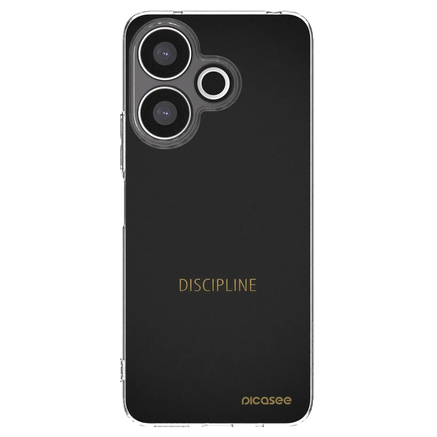 Silikonový průhledný obal pro Xiaomi Redmi 13 4G - Discipline