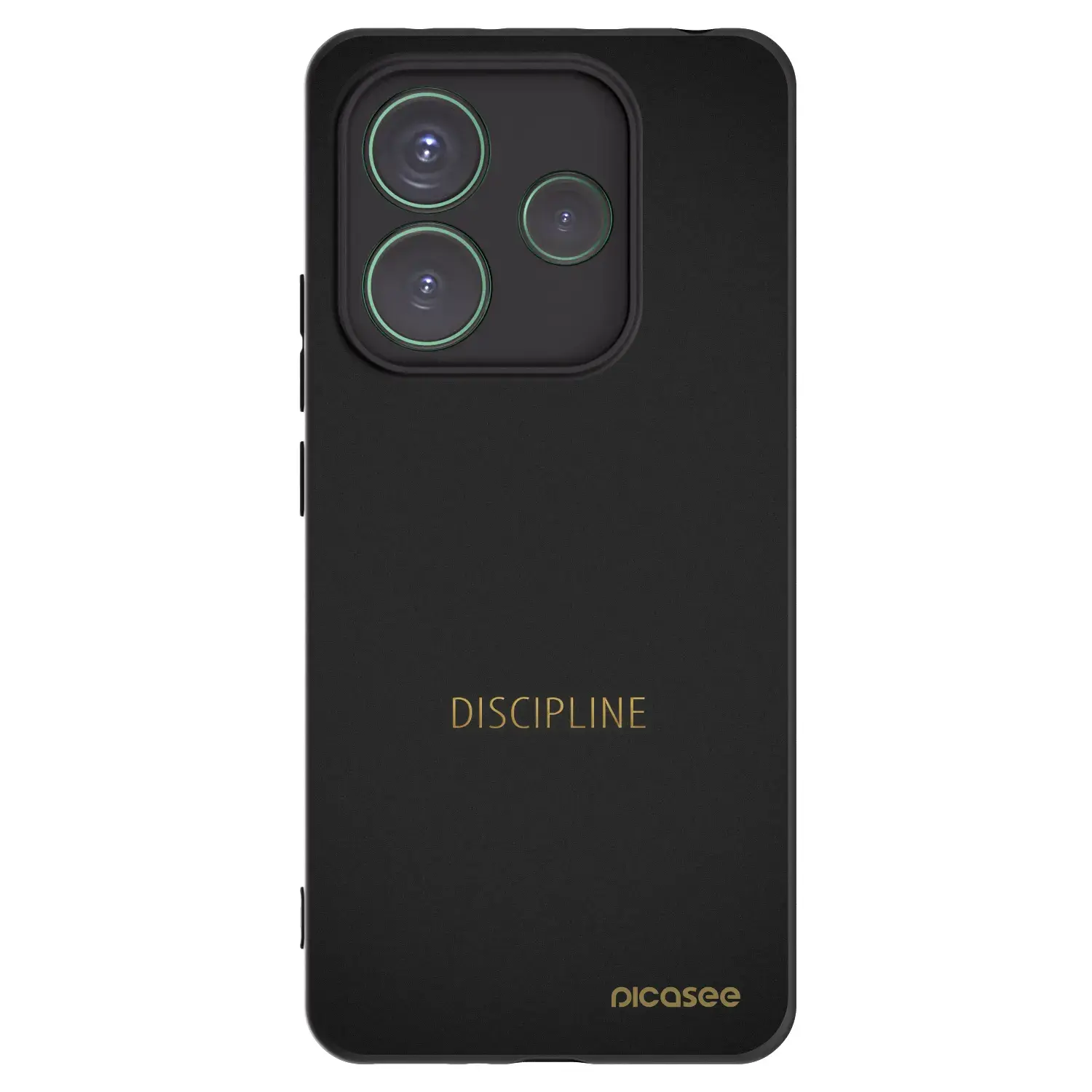 Silikonový černý obal pro Xiaomi Redmi Note 14 5G - Discipline
