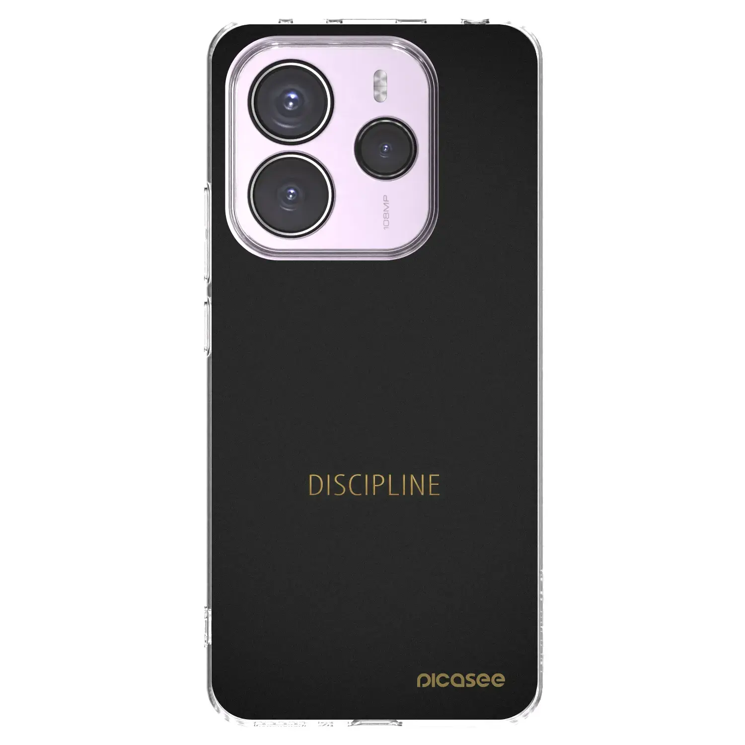 Silikonový průhledný obal pro Xiaomi Redmi Note 14 5G - Discipline
