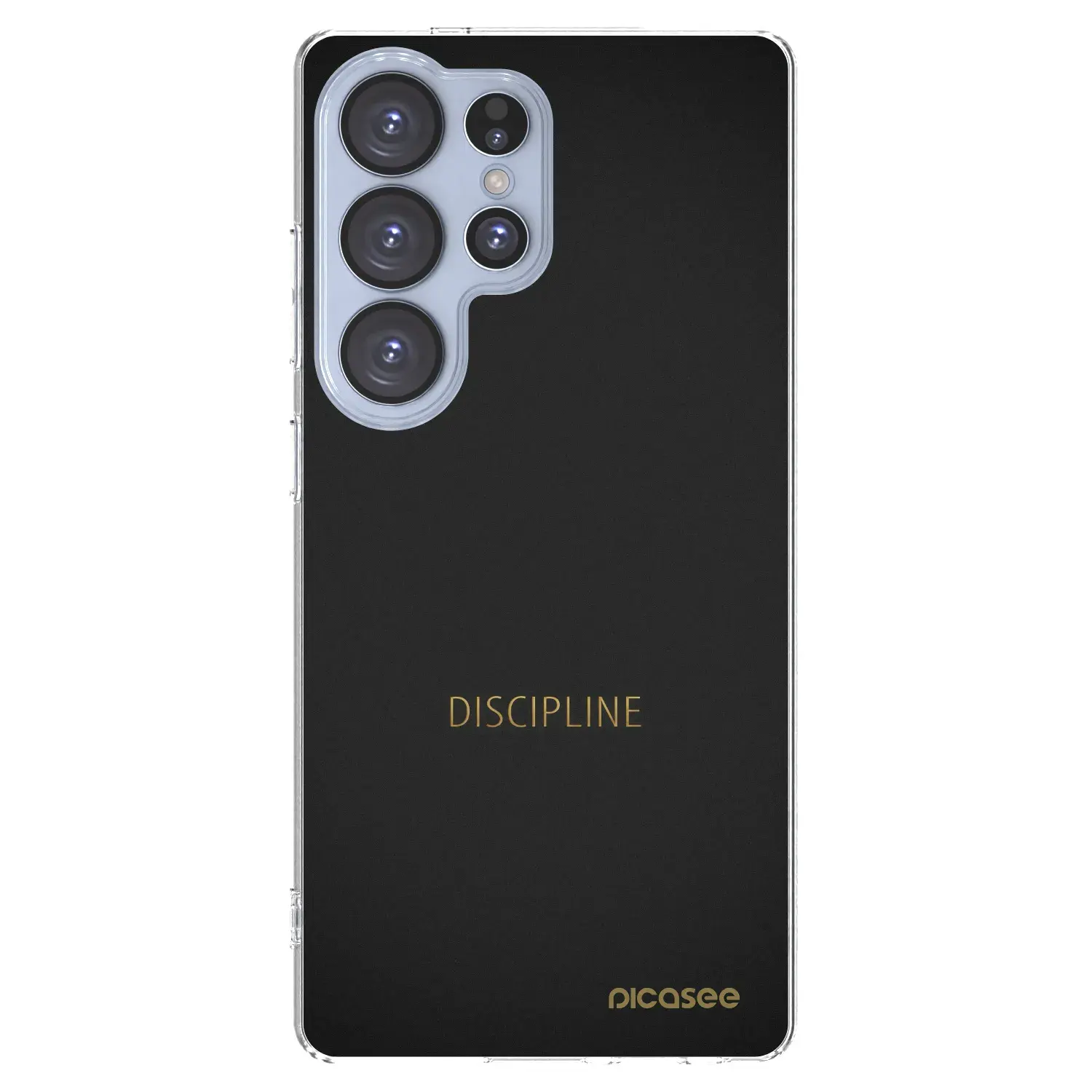 Silikonový průhledný obal pro Samsung Galaxy S25 Ultra 5G - Discipline