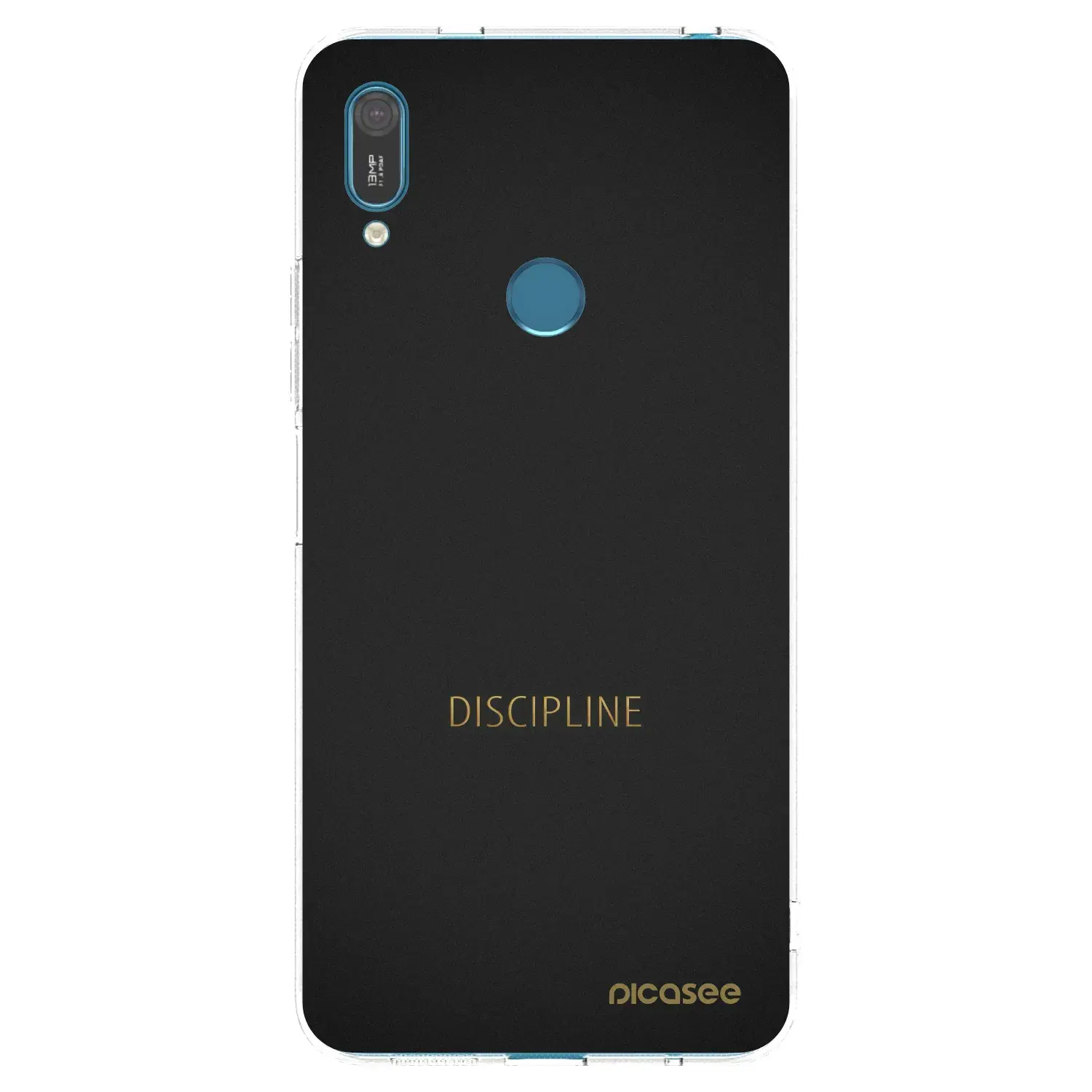 Silikonový průhledný obal pro Huawei Y7 2019 - Discipline