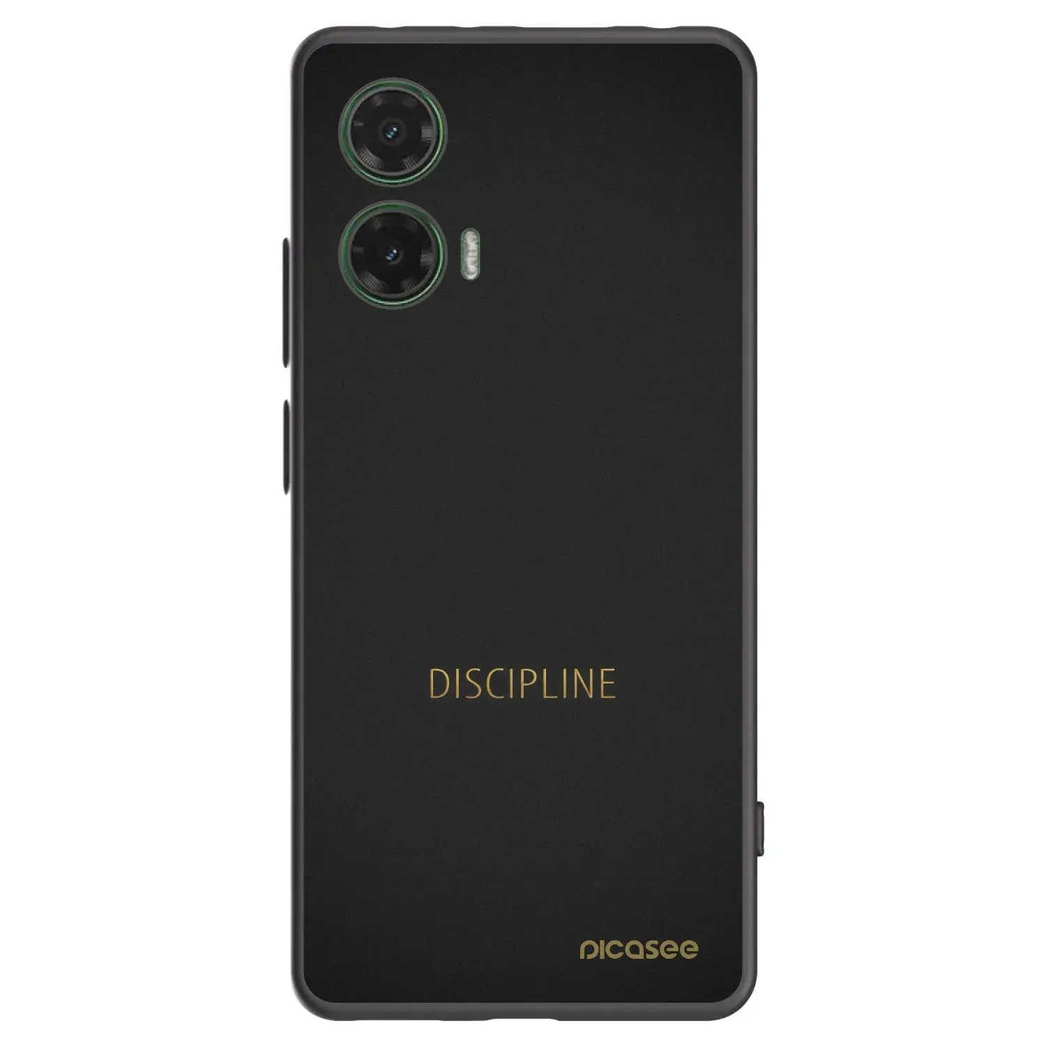 Silikonový černý obal pro Motorola Moto G35 5G - Discipline