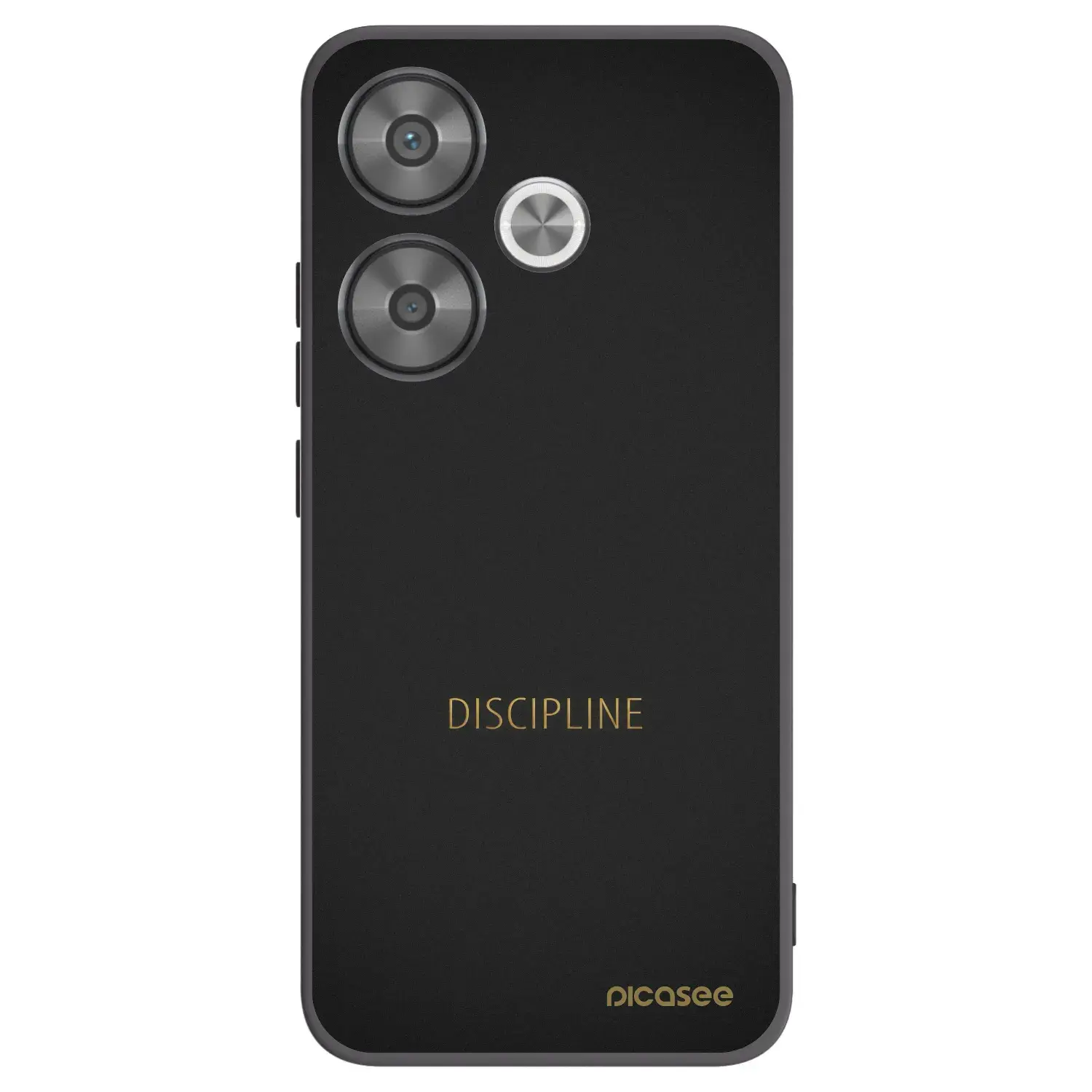 Silikonový černý obal pro Xiaomi Poco F6 - Discipline