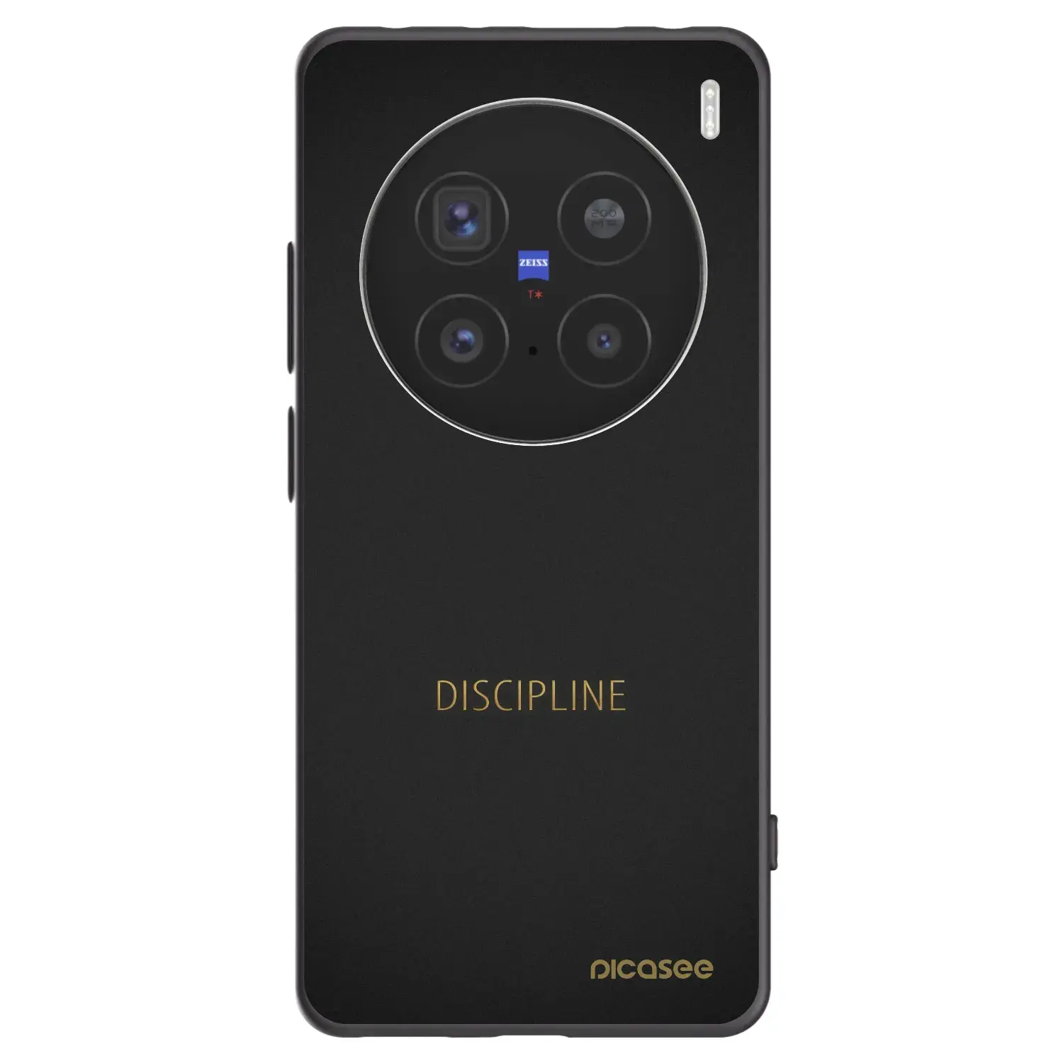 Silikonový černý obal pro Vivo X200 Pro - Discipline