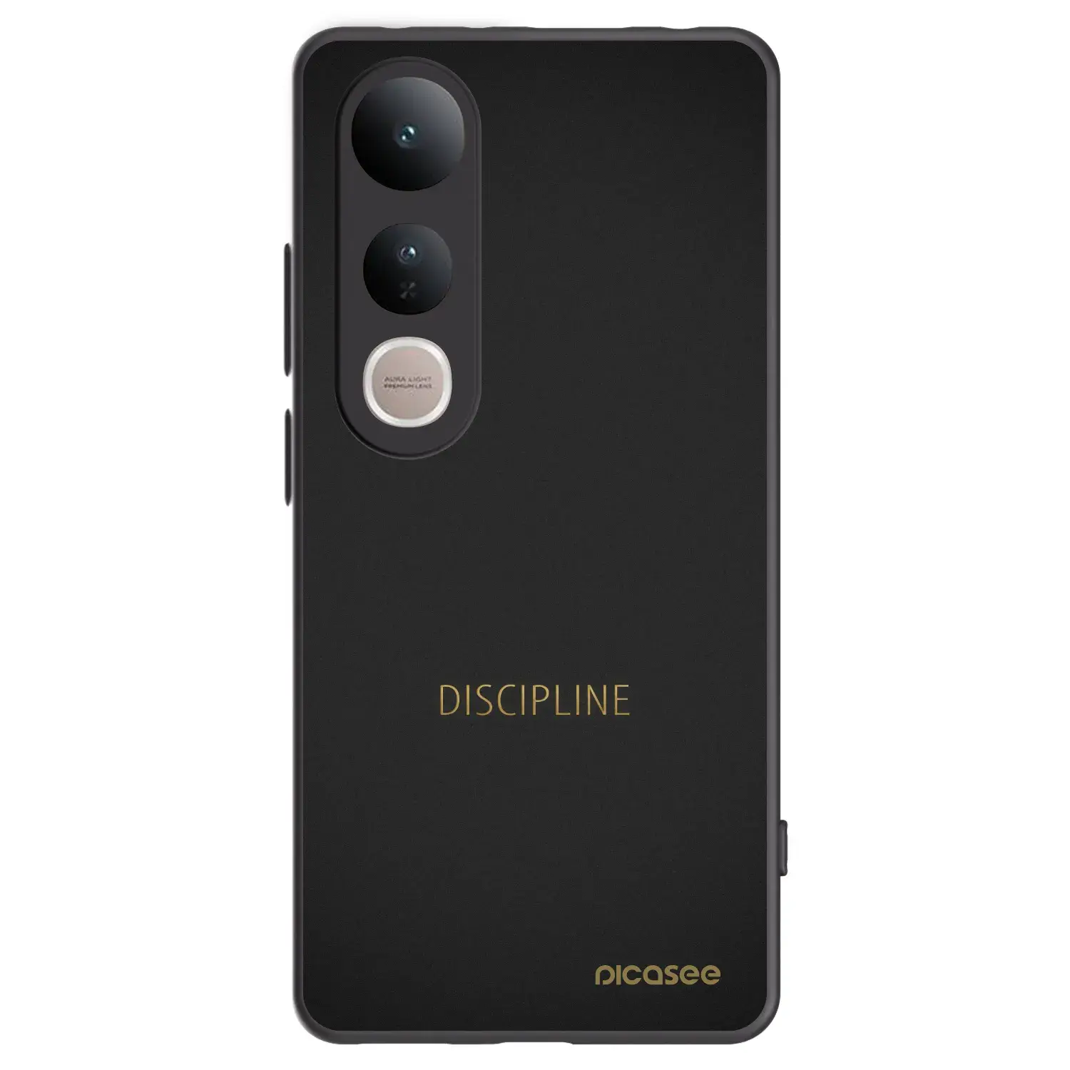 Silikonový černý obal pro Vivo V50 Lite 5G - Discipline