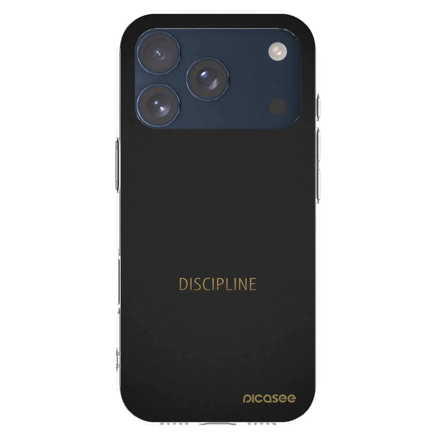 Silikonový průhledný obal pro Apple iPhone 17 Pro - Discipline