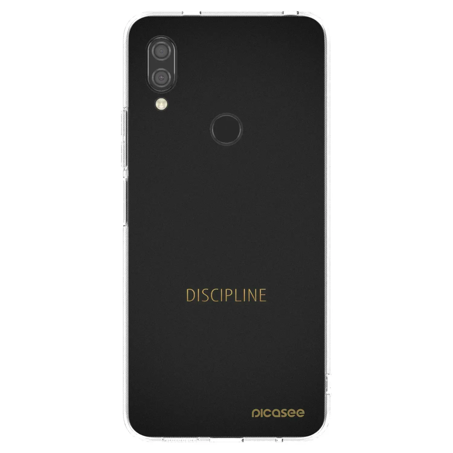 Silikonový průhledný obal pro Xiaomi Redmi 7 - Discipline