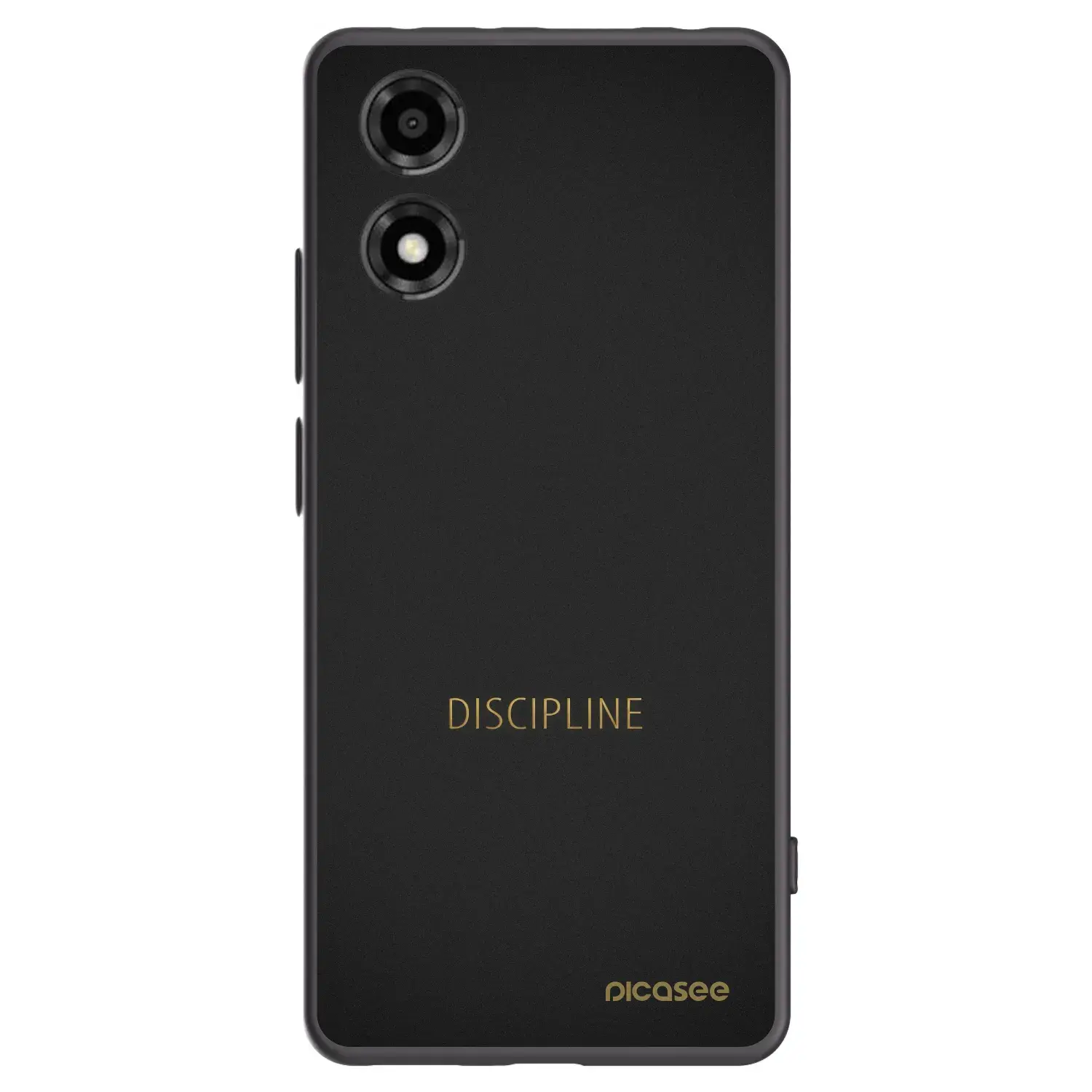 Silikonový černý obal pro Motorola Moto E14 - Discipline