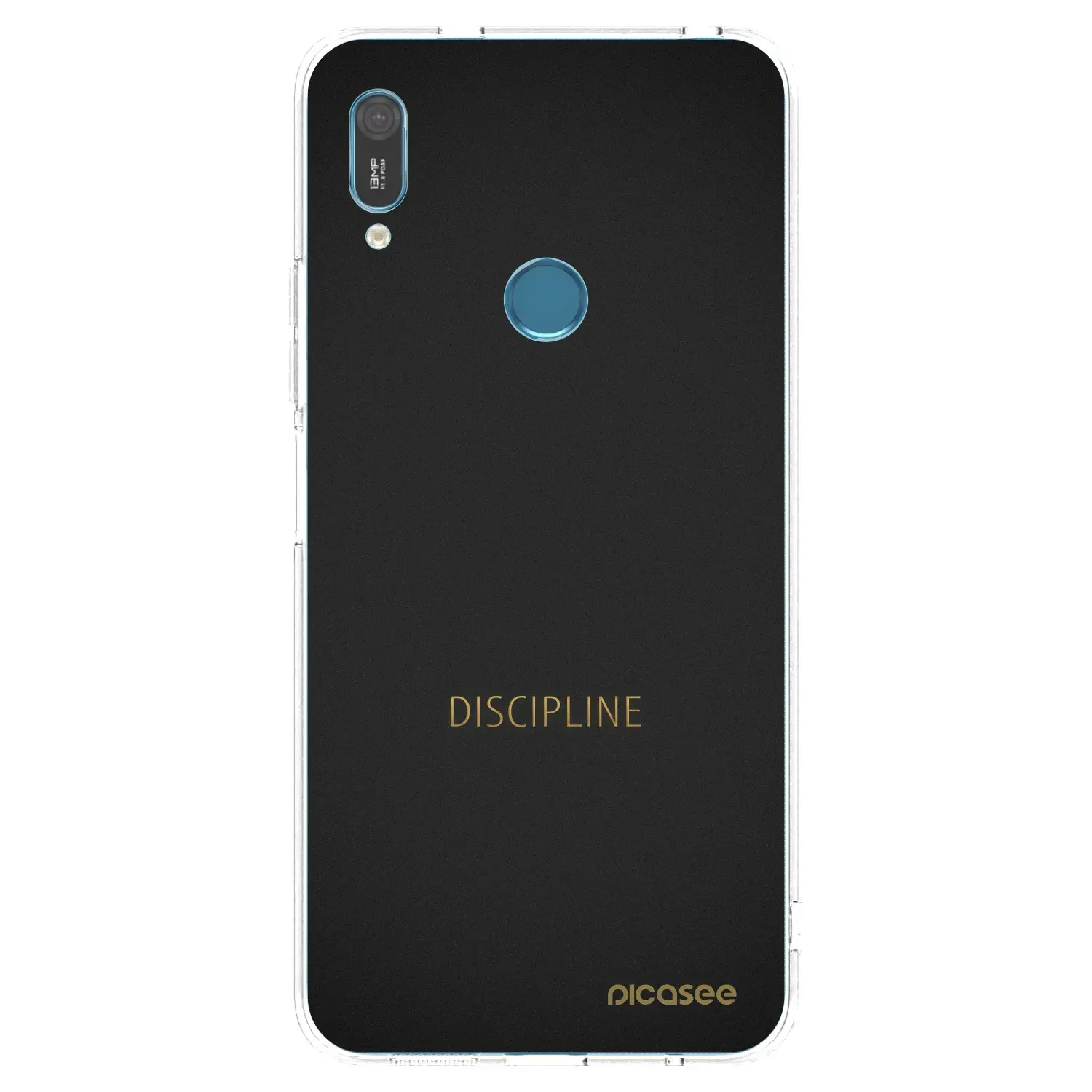 Silikonový průhledný obal pro Huawei Y6 2019 - Discipline