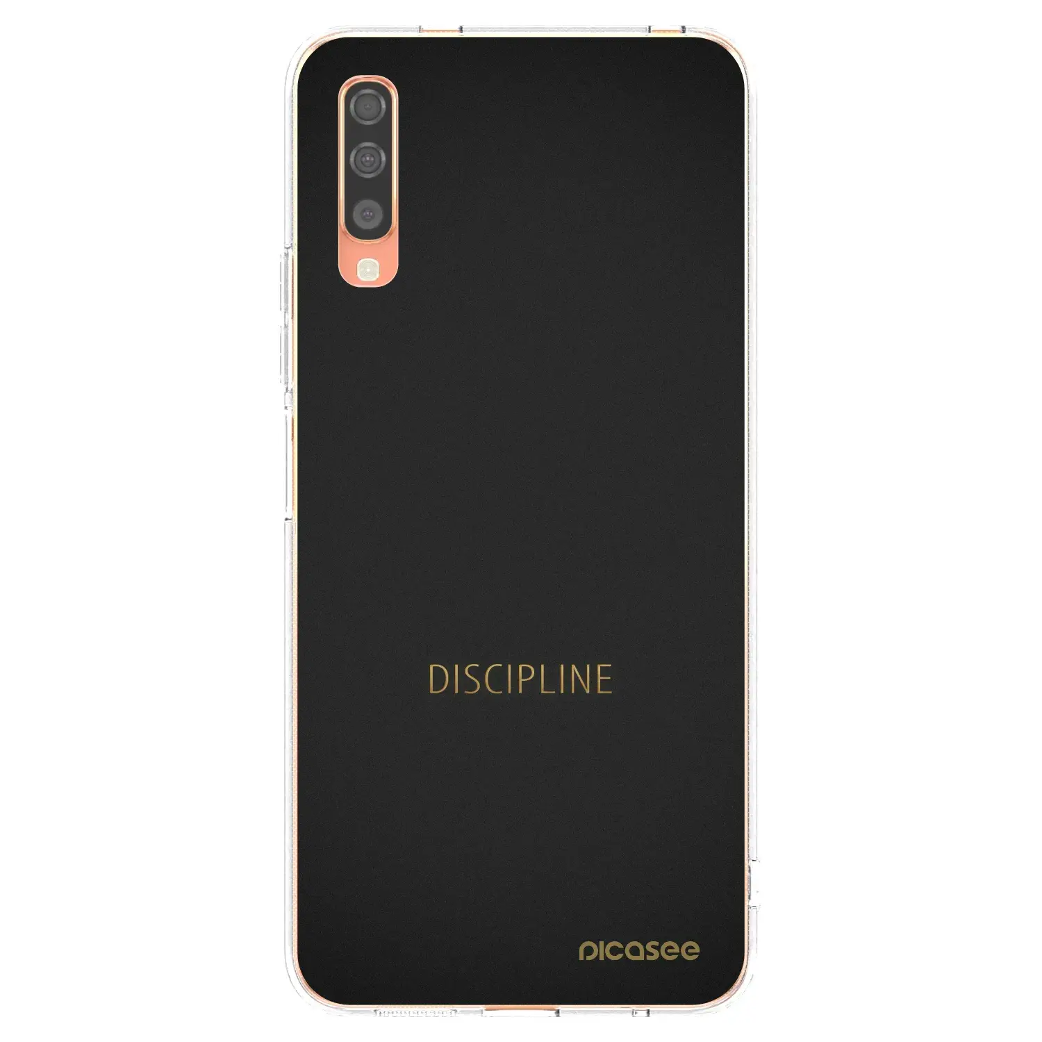 Silikonový průhledný obal pro Samsung Galaxy A70 A705F - Discipline