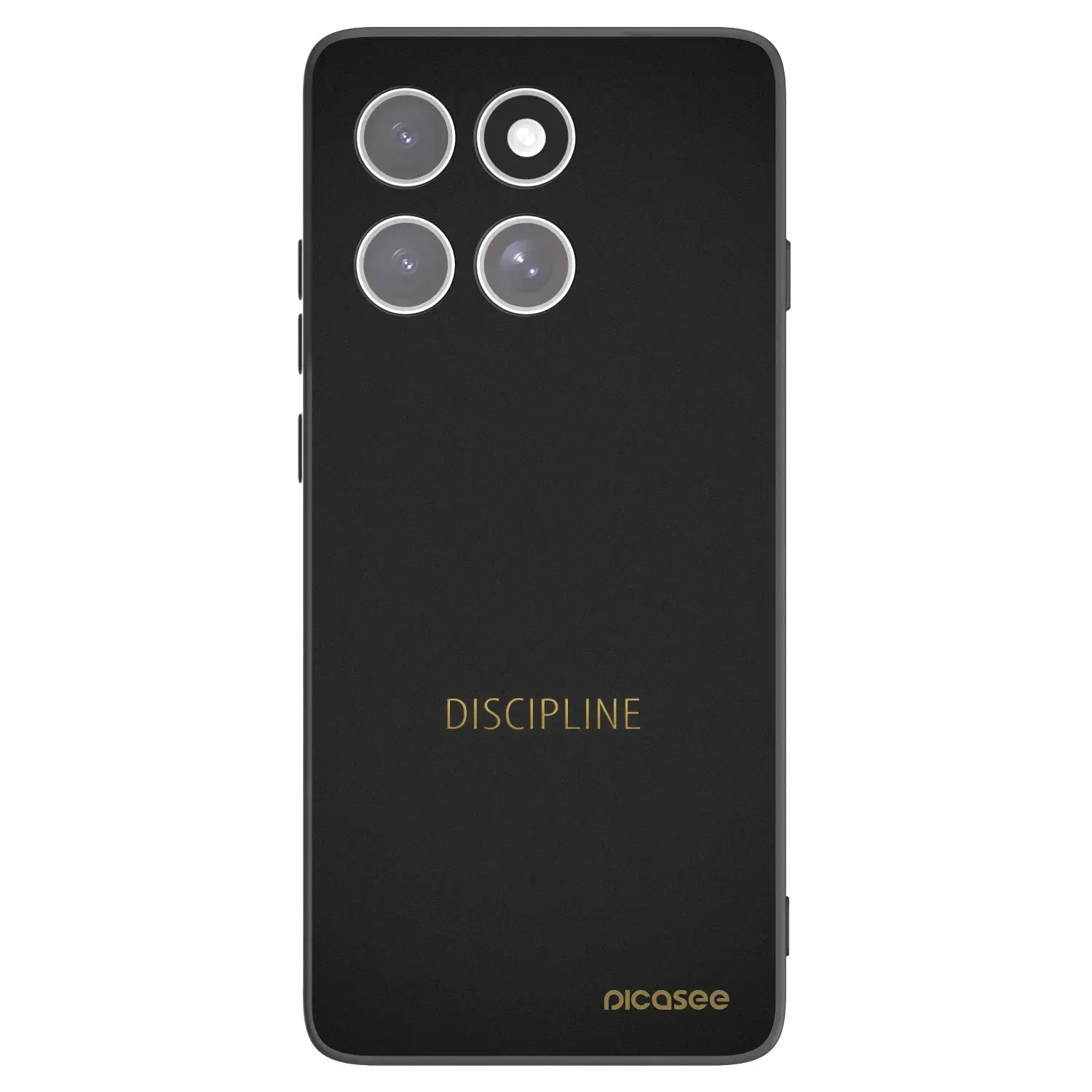 Silikonový černý obal pro Motorola Edge 60 Pro - Discipline