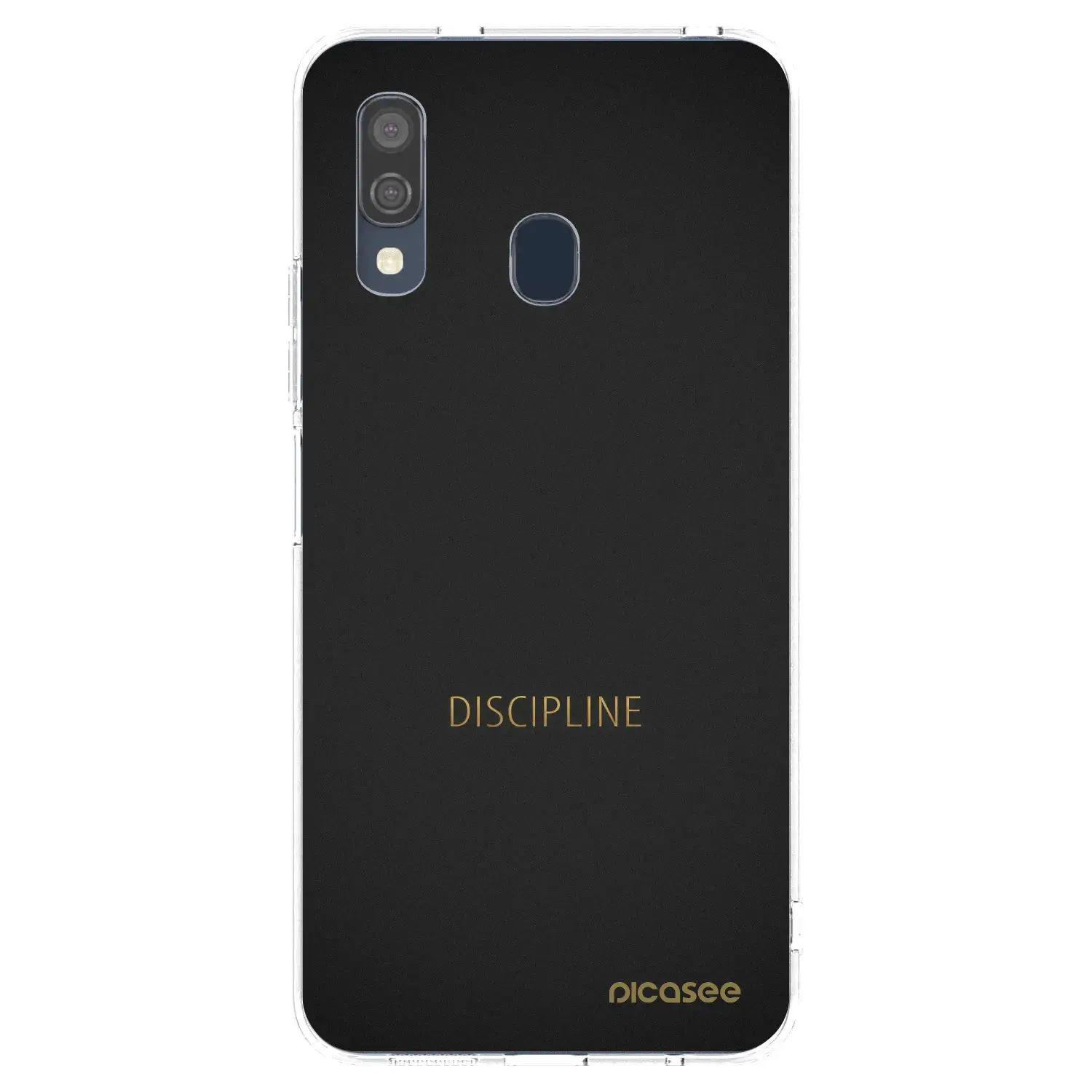 Silikonový průhledný obal pro Samsung Galaxy A40 A405F - Discipline