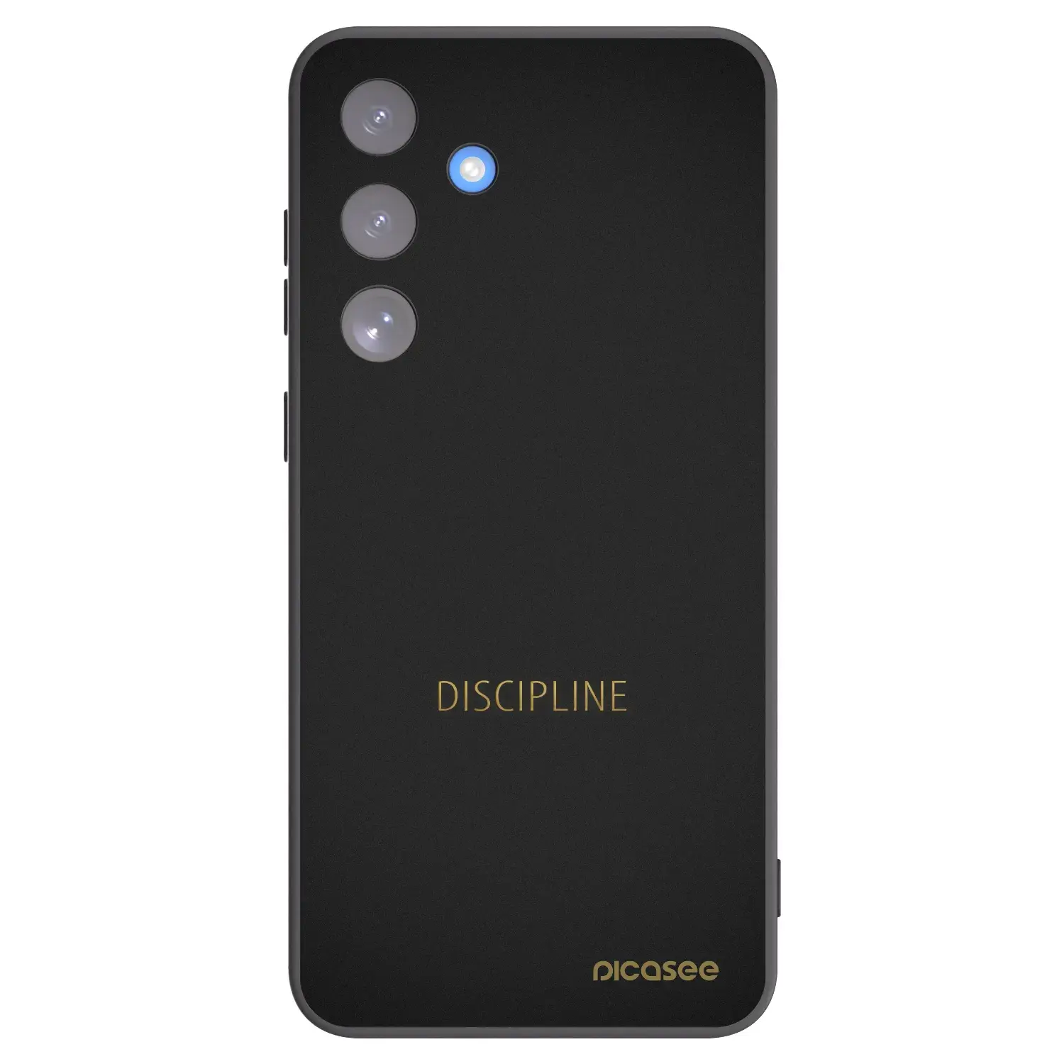 Silikonový černý obal pro Samsung Galaxy S25 FE 5G - Discipline