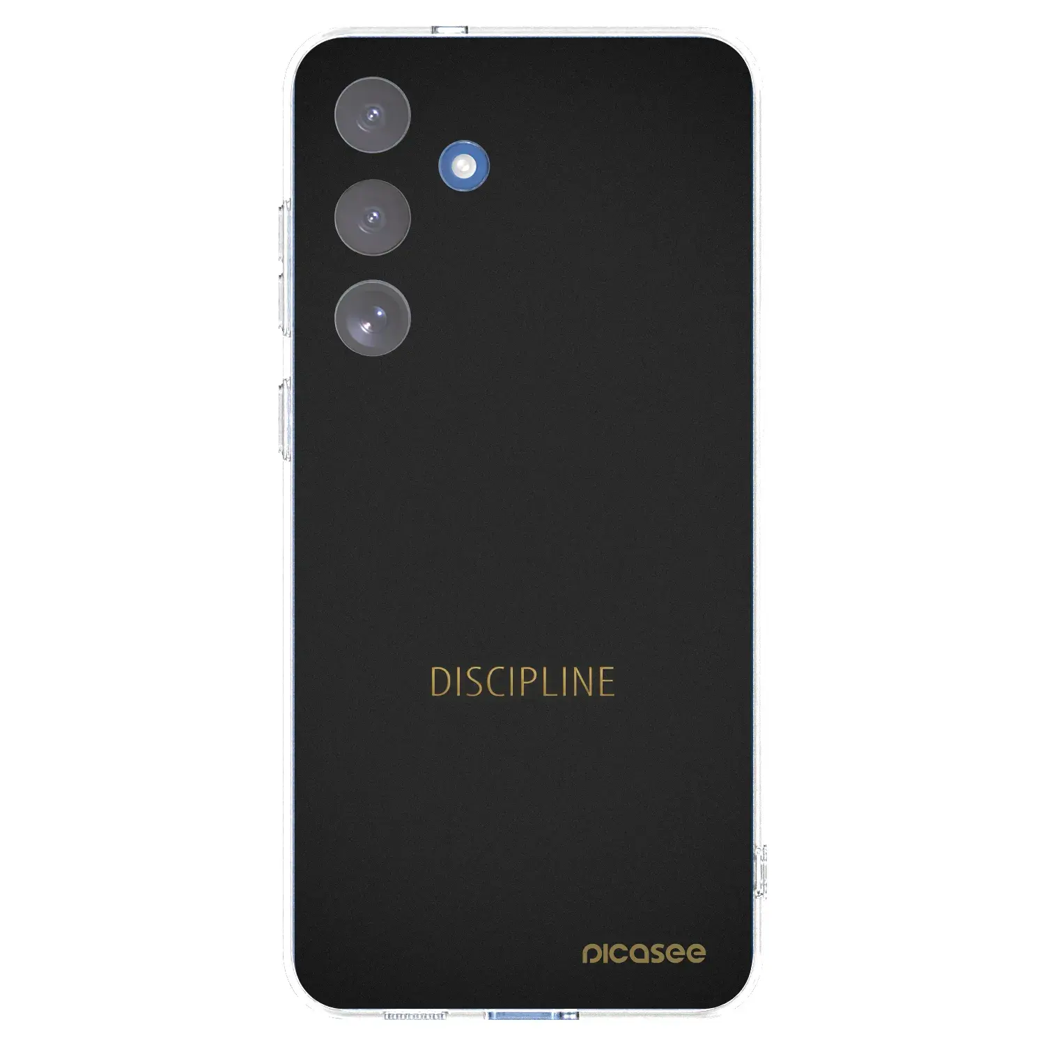 Silikonový průhledný obal pro Samsung Galaxy S25 FE 5G - Discipline